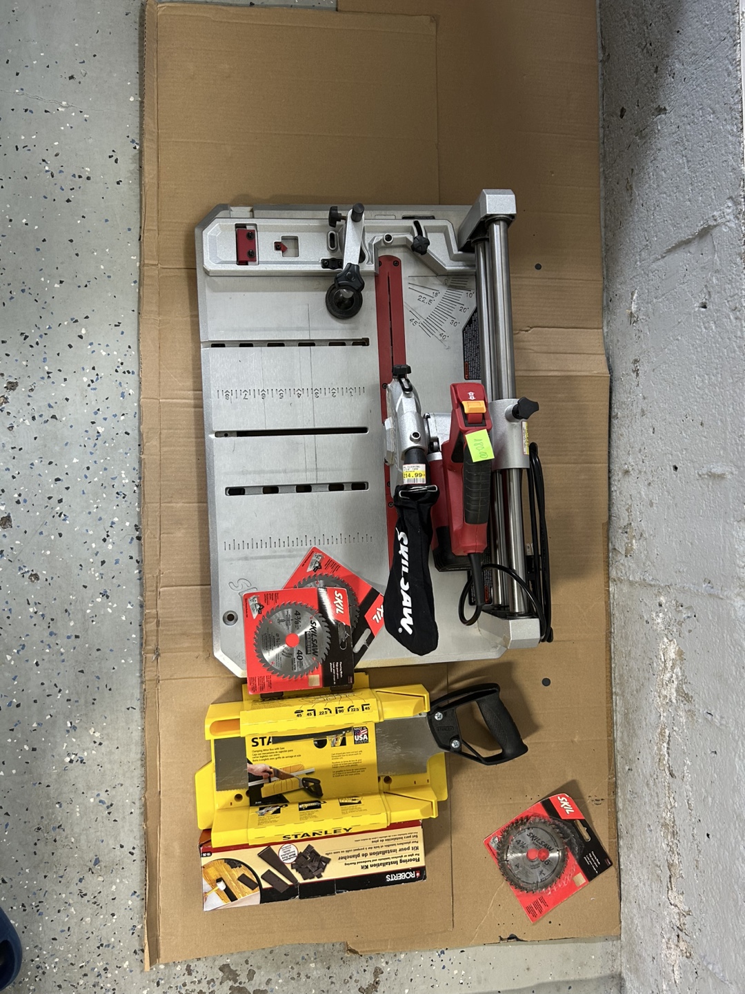 SKILSAW Electric Flooring Saw & Stanley Miter Saw - photo 2