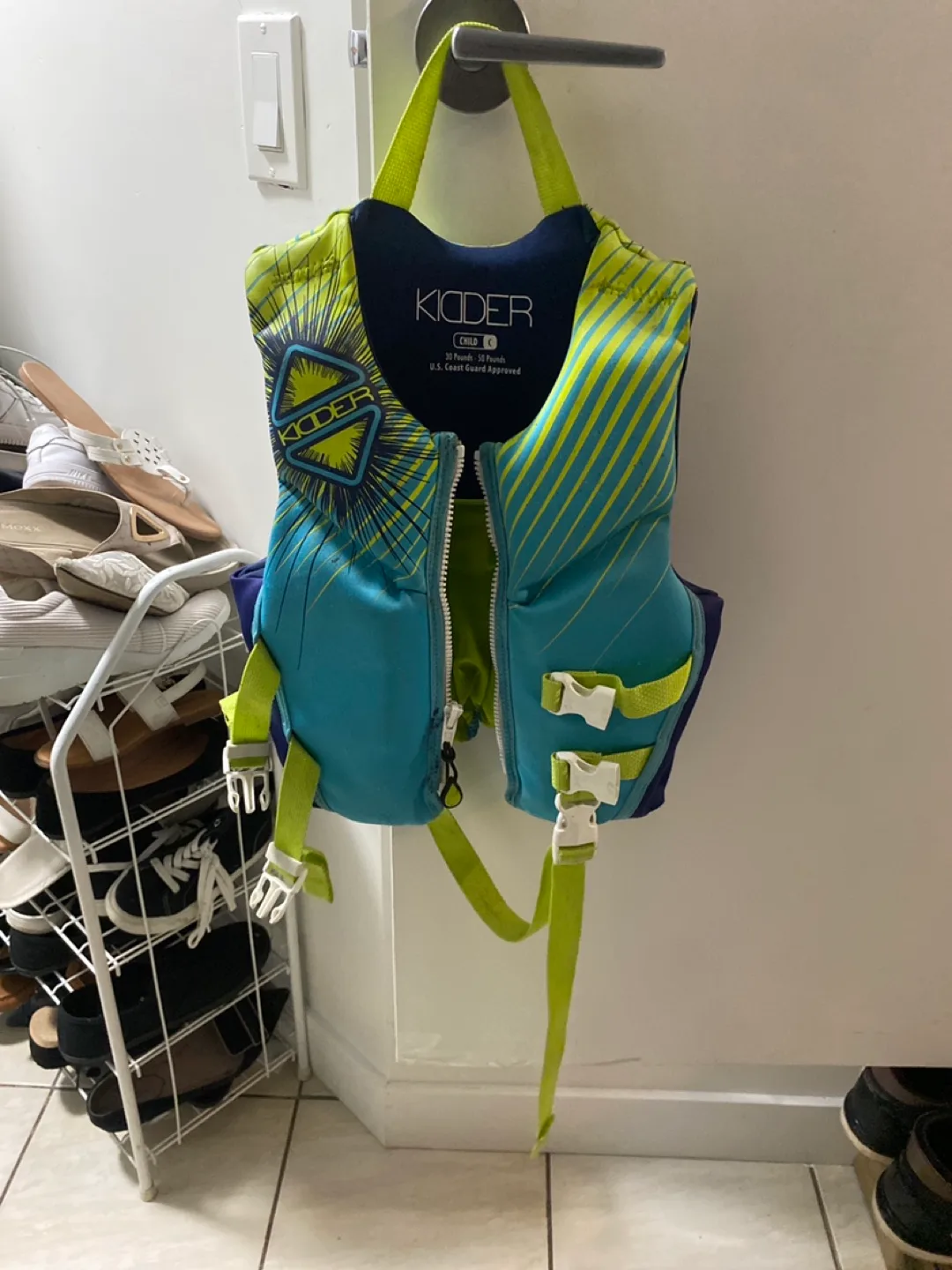 Kiuder Child Size C Life Jacket - 30-50 lbs image indicator(2)