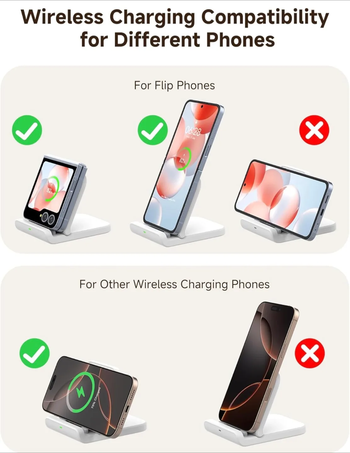 SwanScout 501S Foldable Wireless Charging Stand - New image indicator(6)