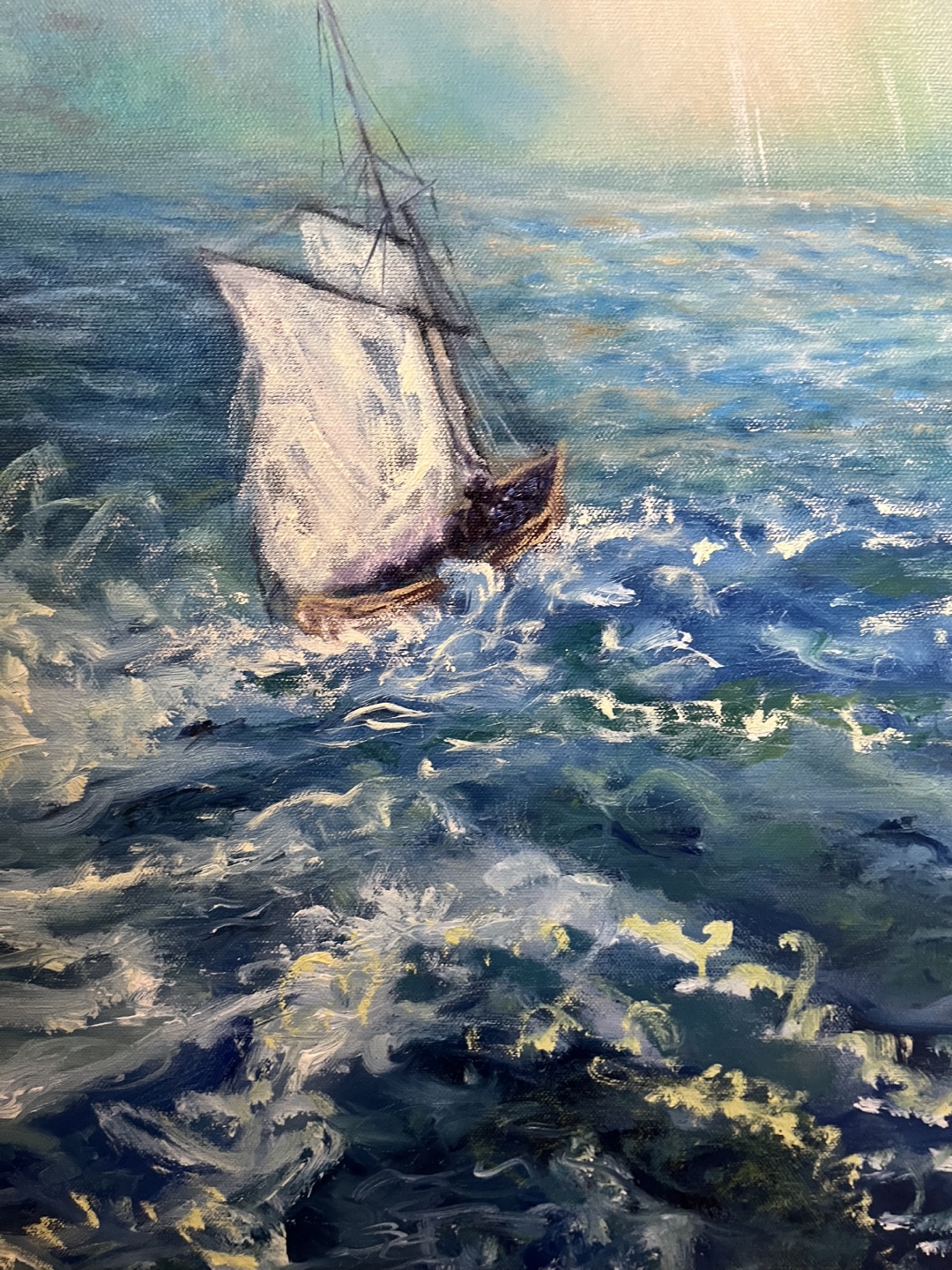 Original Art- Large Oil painting by Calgary Artist - photo 3