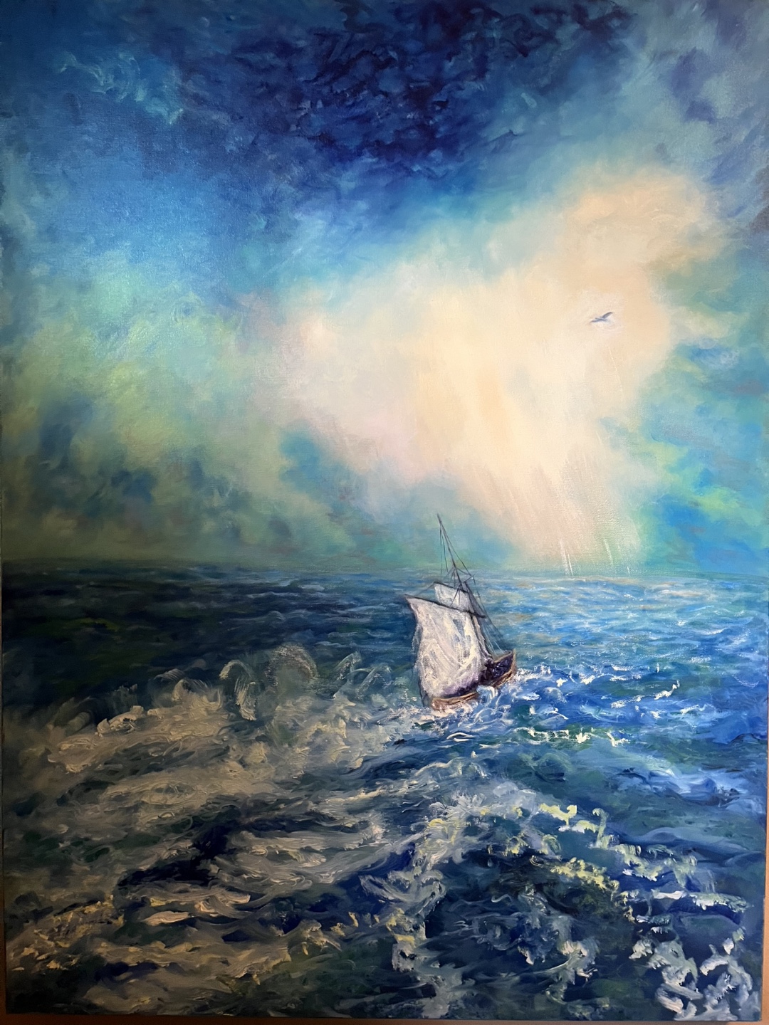 Original Art- Large Oil painting by Calgary Artist