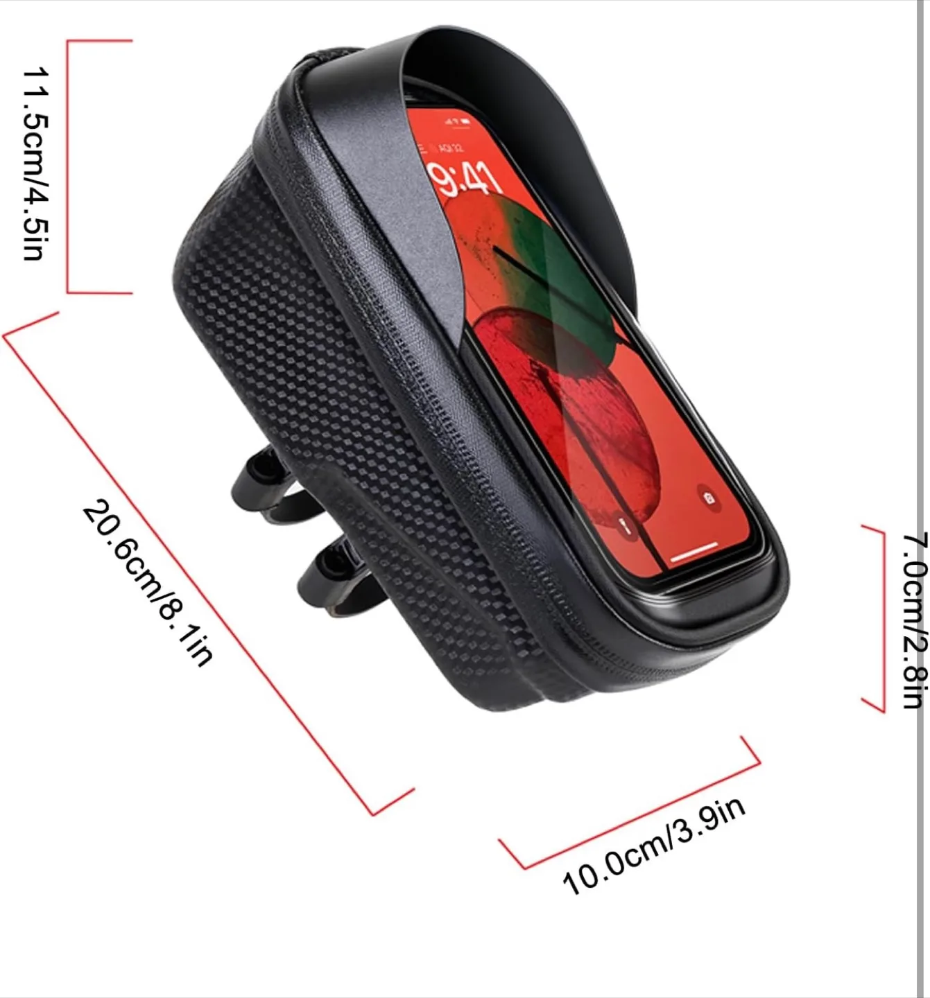 Bike Handlebar Bag - Waterproof Phone Mount image indicator(9)