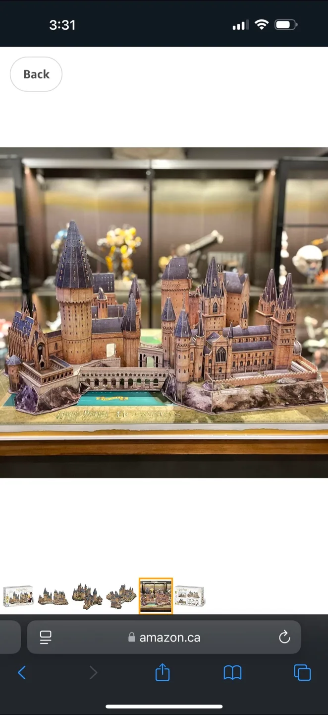 Hogwarts Castle 3D Puzzle - 424 Pieces thumbnail