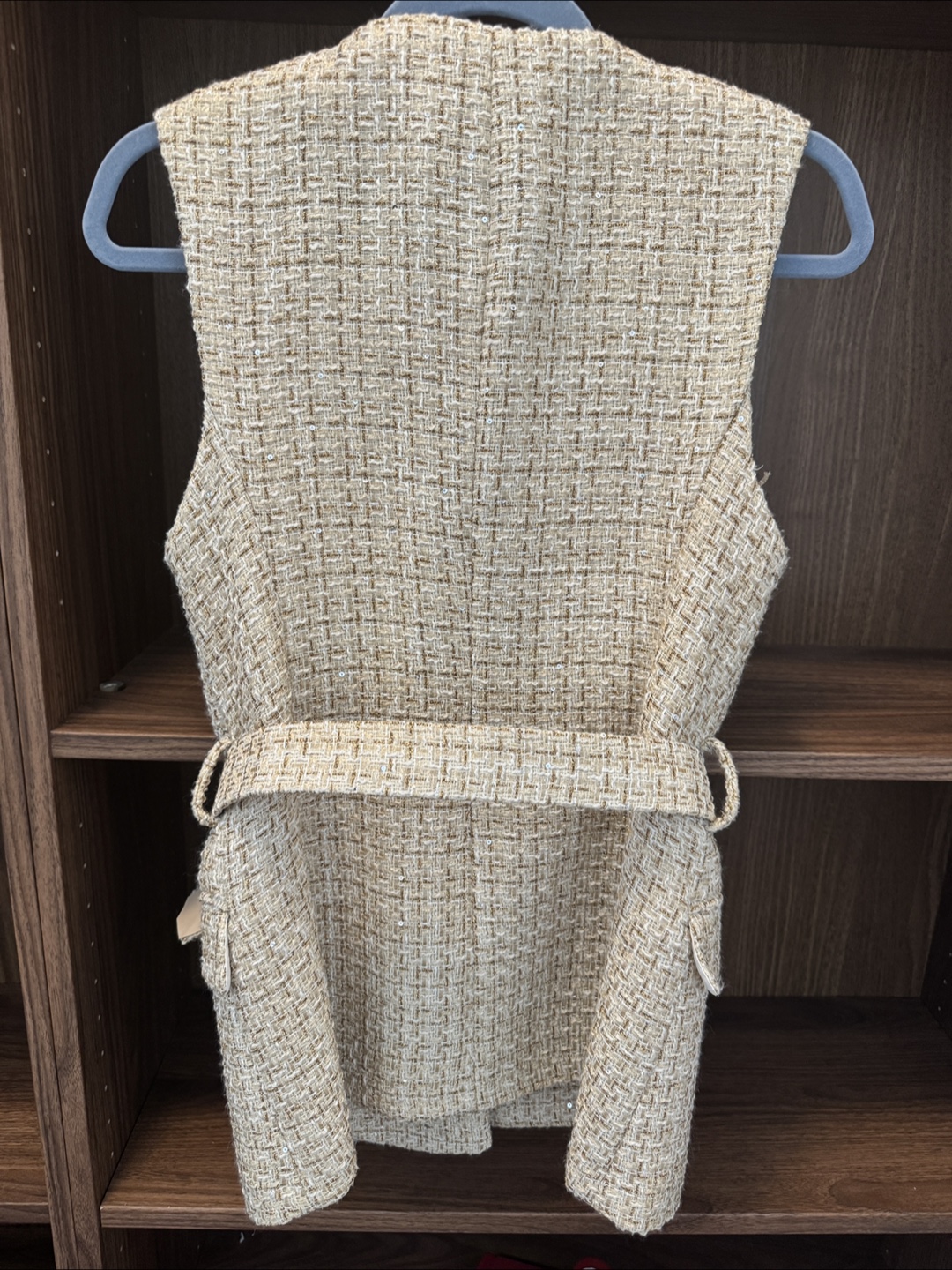 Zara Tweed Vest - Size M - photo 2
