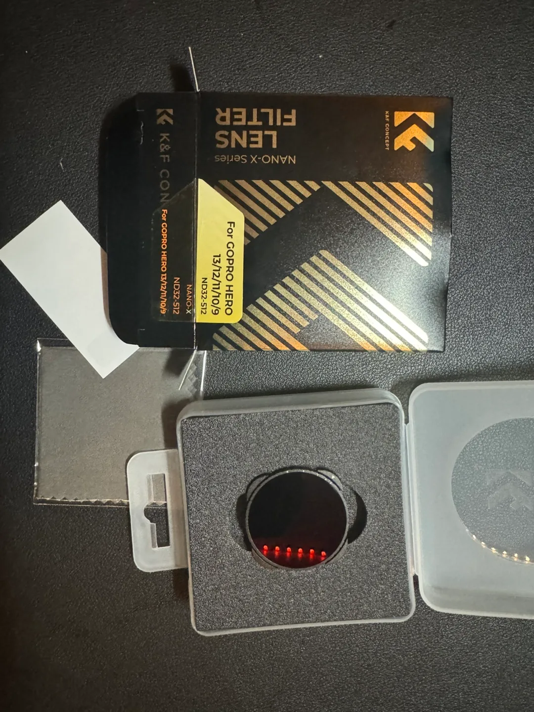 K&F Concept ND32-512 Lens Filter for GoPro Hero 13/12/11/10/9 thumbnail