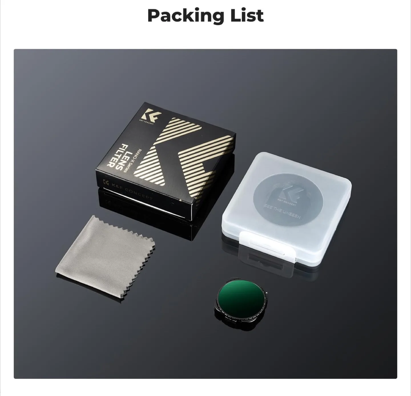 K&F Concept ND32-512 Lens Filter for GoPro Hero 13/12/11/10/9 image indicator(8)