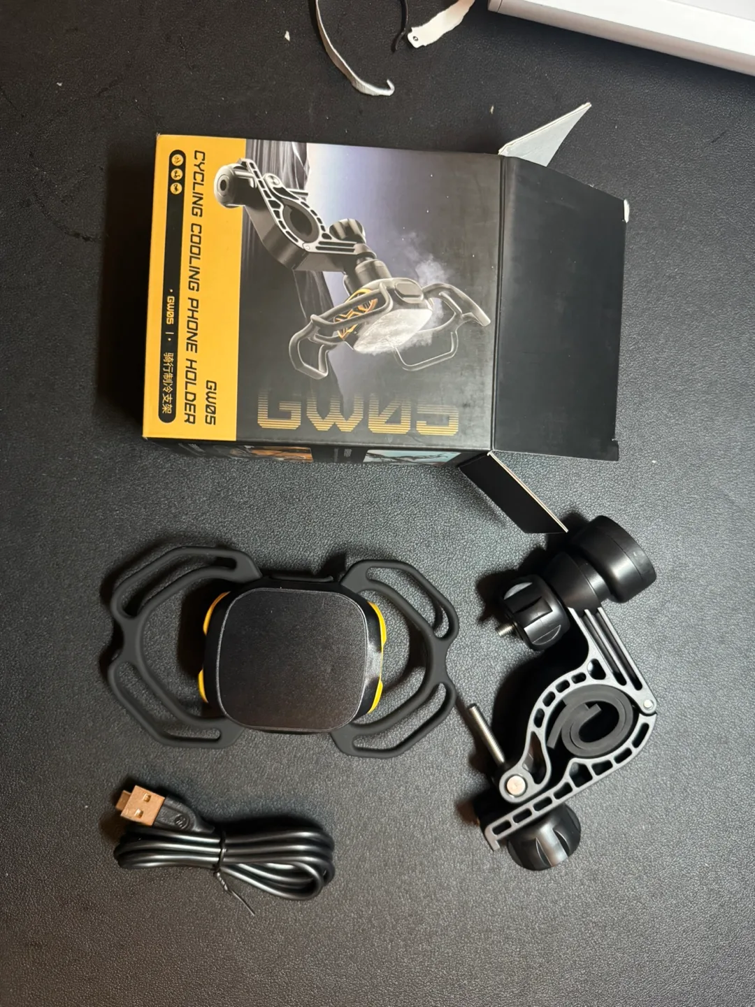 GW05 Cycling Cooling Phone Holder image indicator(2)