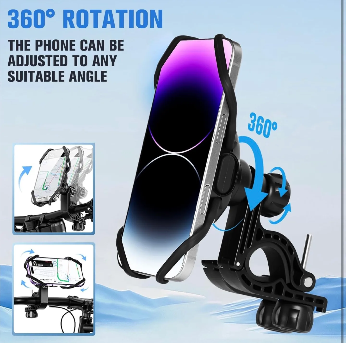 GW05 Cycling Cooling Phone Holder image indicator(6)