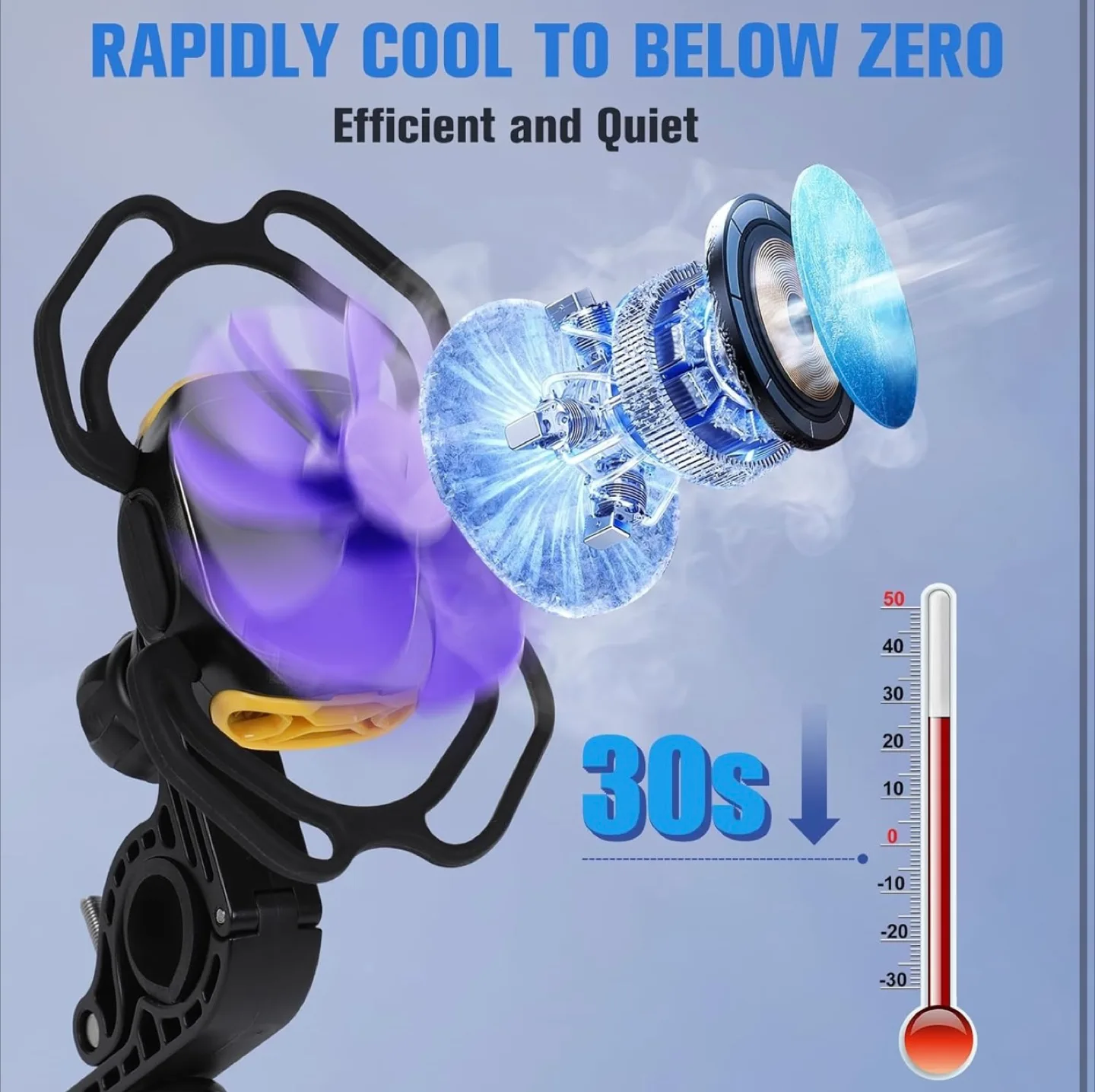 GW05 Cycling Cooling Phone Holder image indicator(5)