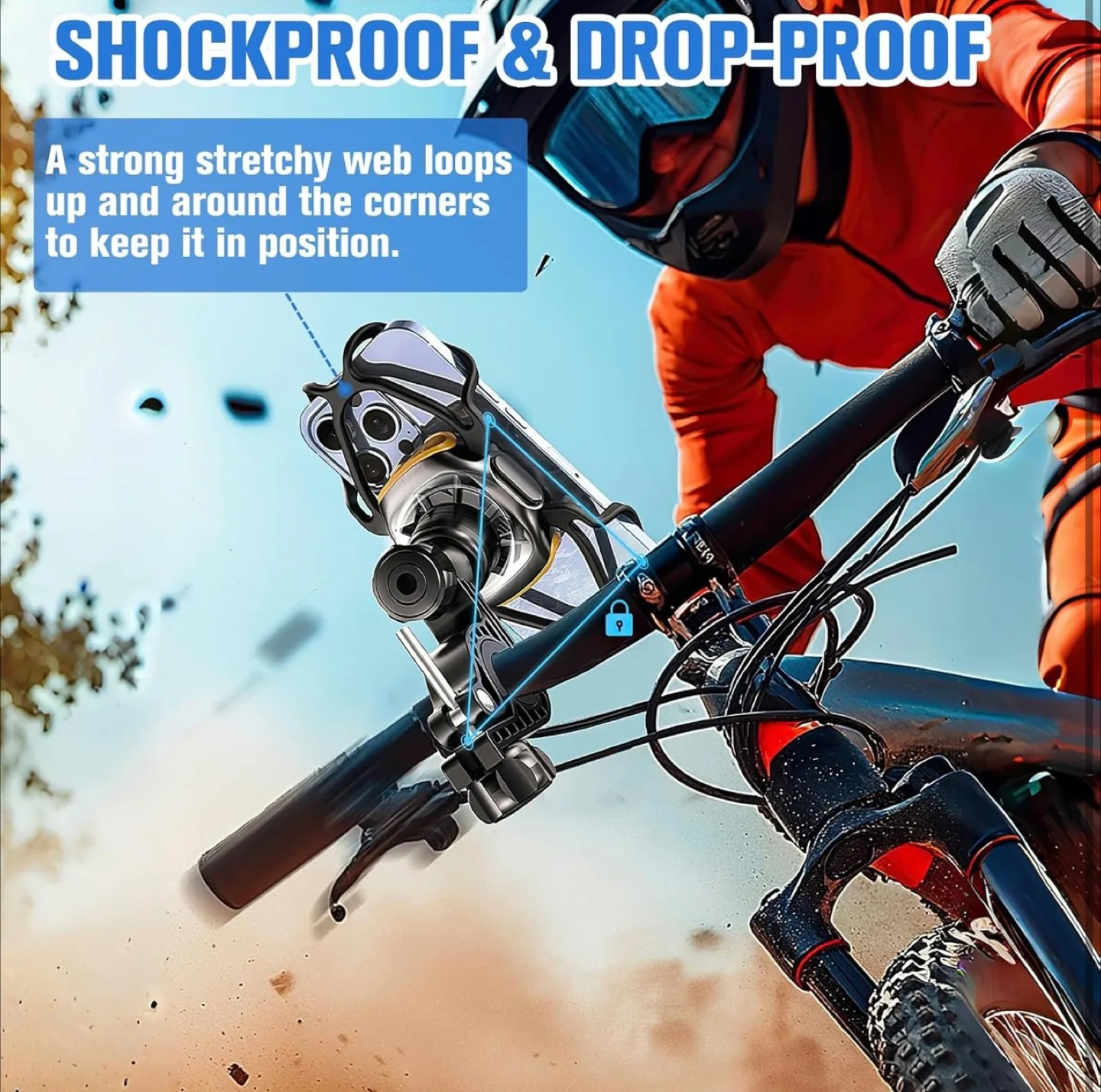 GW05 Cycling Cooling Phone Holder image indicator(7)