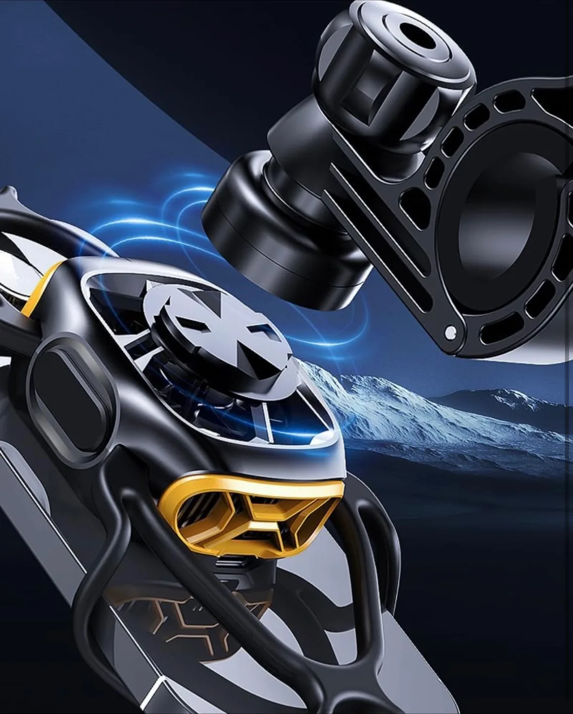 GW05 Cycling Cooling Phone Holder image indicator(10)