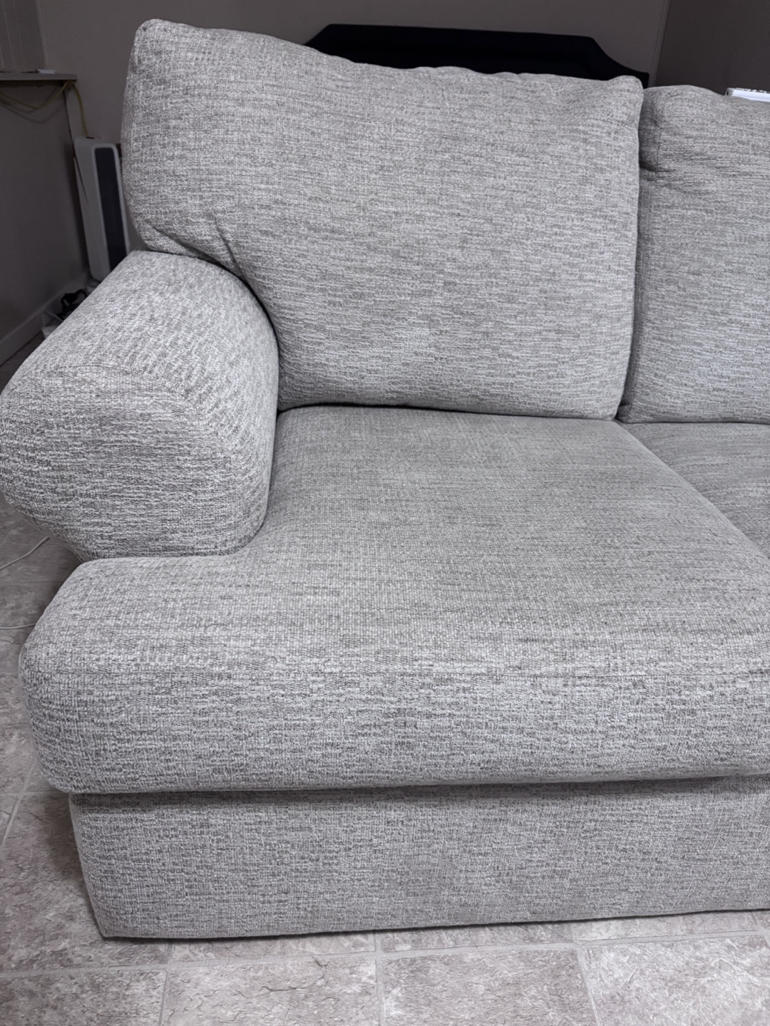 Light Grey Three-Seat Sofa - photo 5
