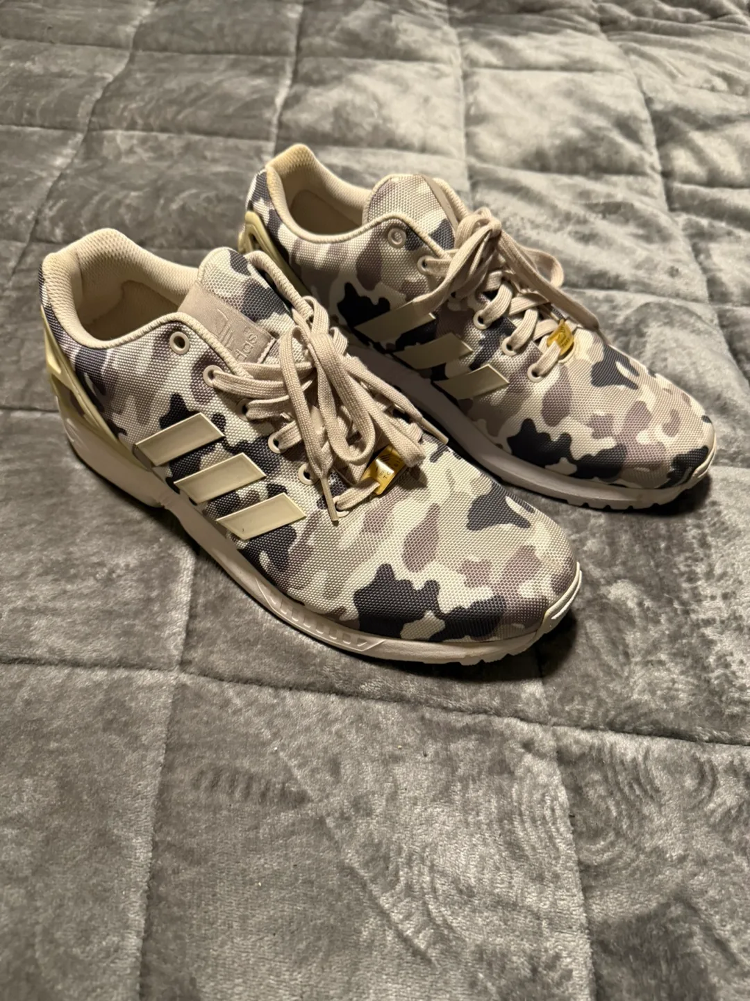 Adidas ZX Flux Camo Sneakers thumbnail