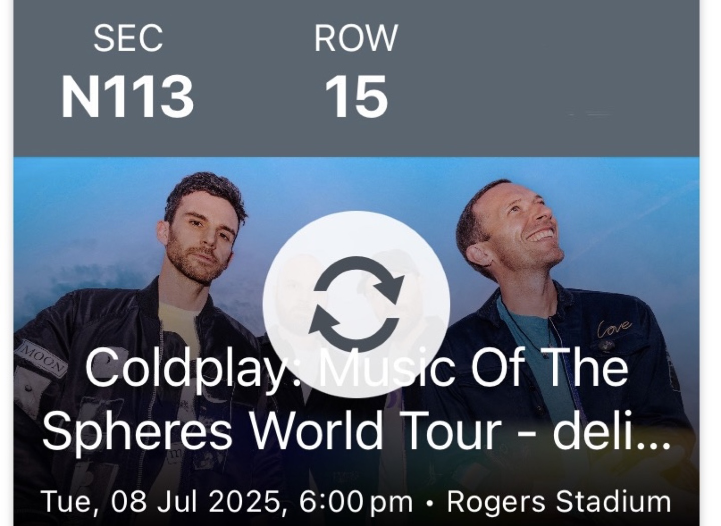 🎶 Coldplay Toronto – Premium Lower Bowl Tickets (July 7 & 8) - photo 3