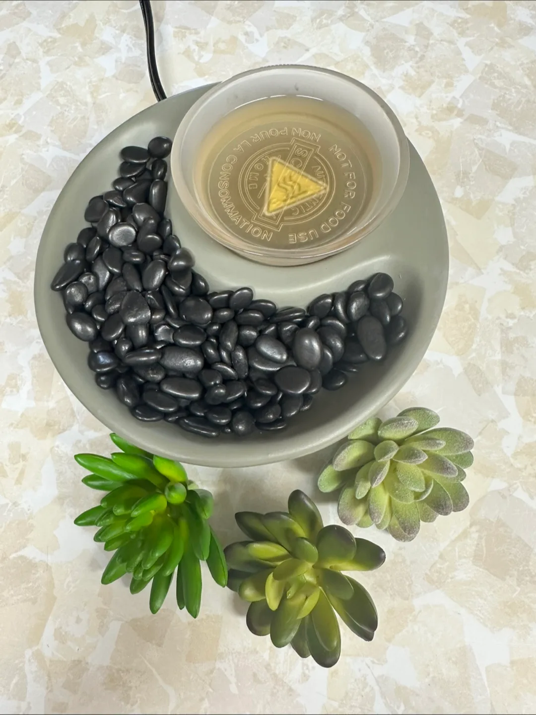 Scentsy Warmer with Artificial Succulents image indicator(5)