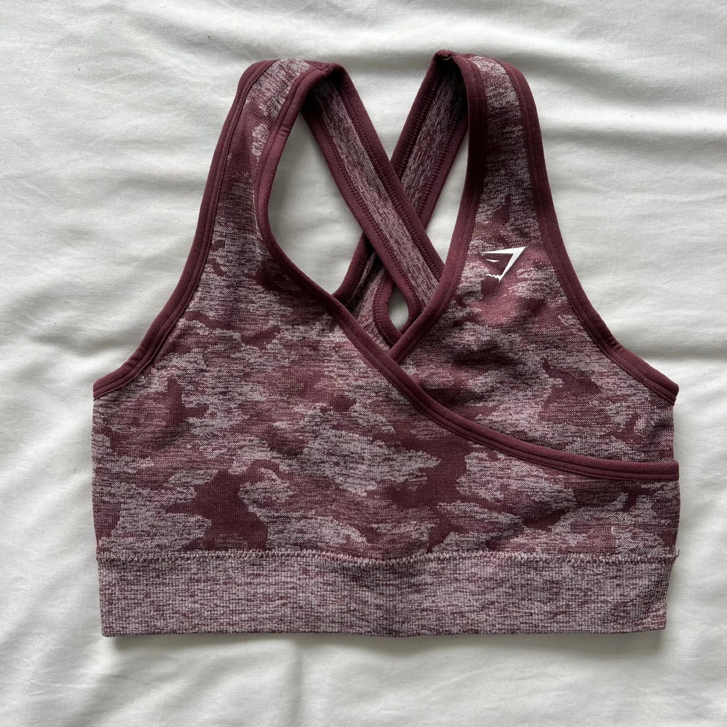 Gymshark Camo Seamless Sports Bra thumbnail