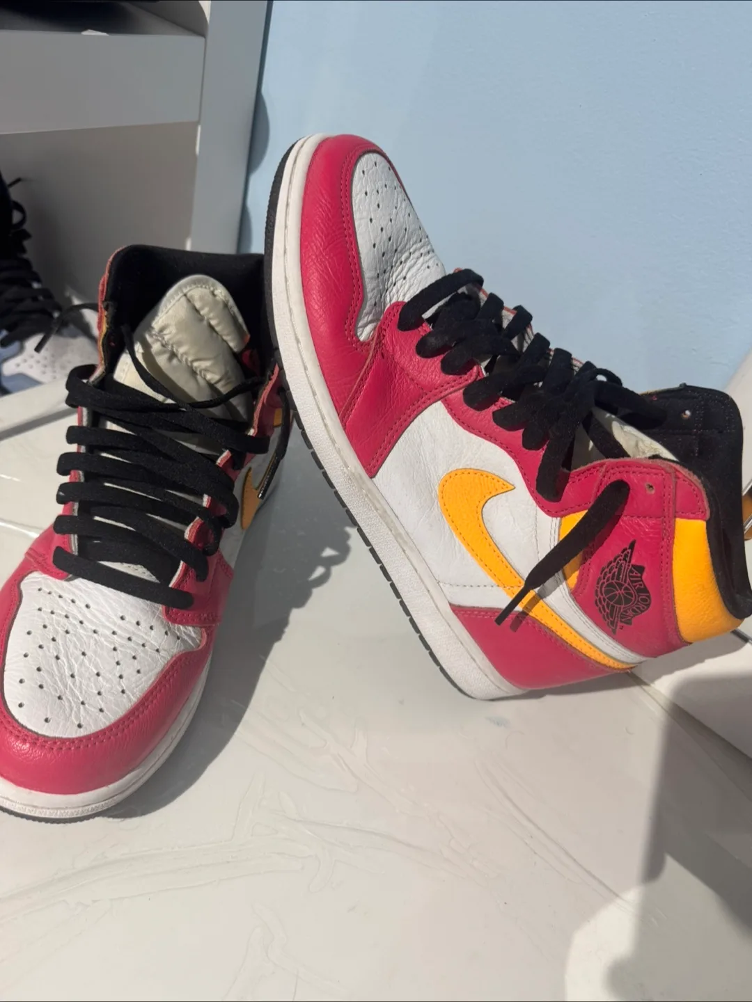 Nike Air Jordan 1 High Pink/Yellow image indicator(8)