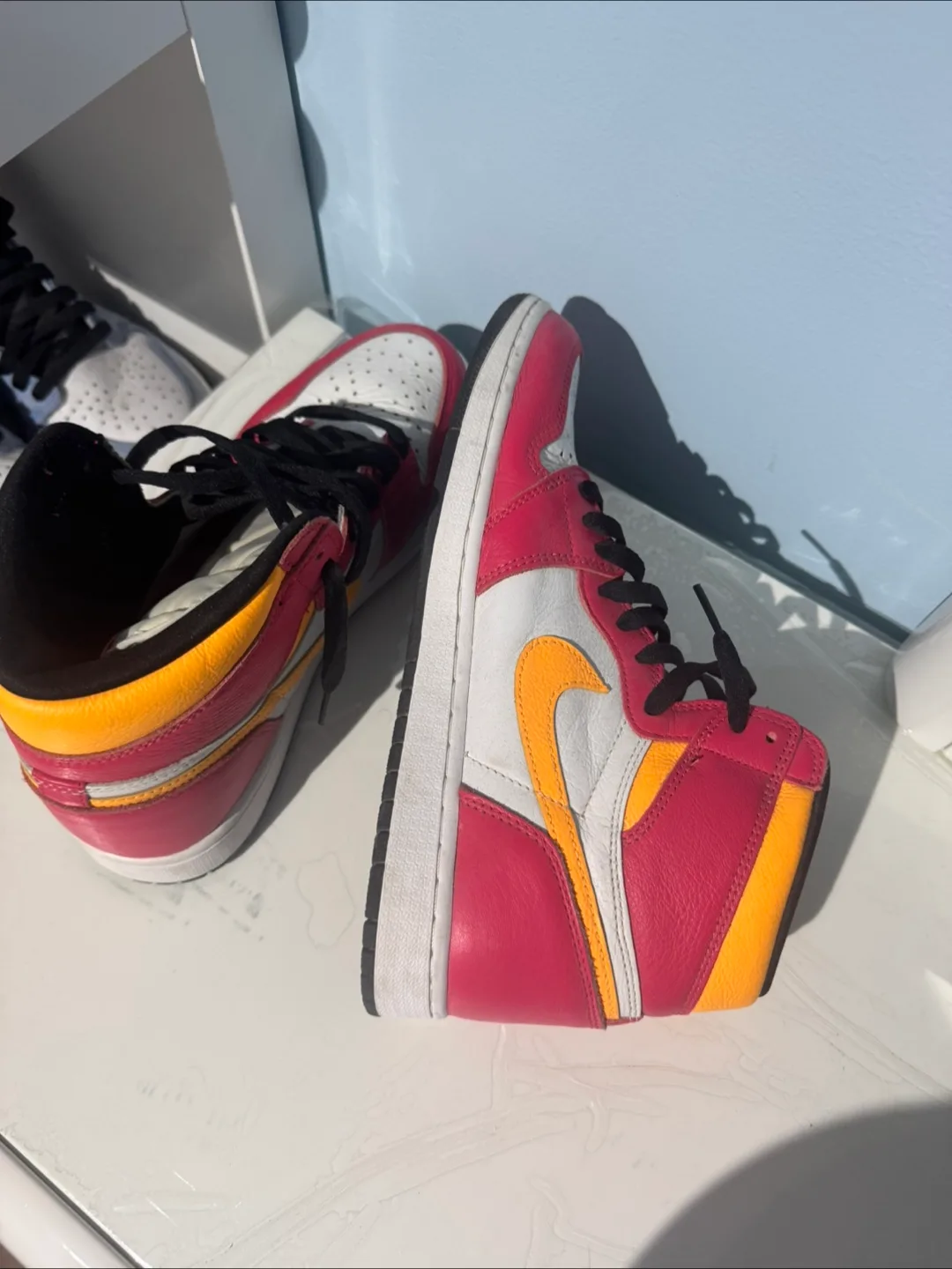 Nike Air Jordan 1 High Pink/Yellow image indicator(7)