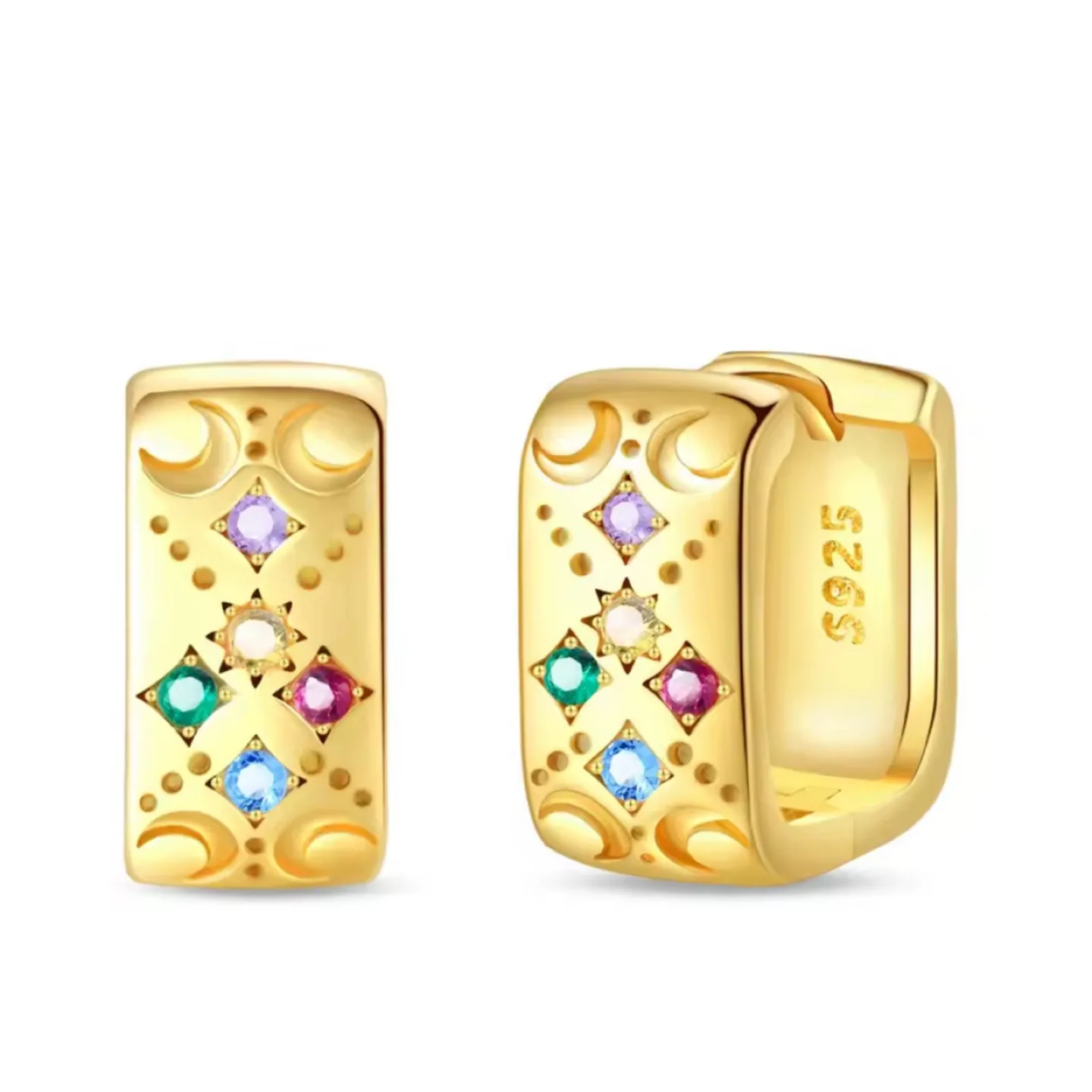 Gold Plated S925 Silver Earrings thumbnail