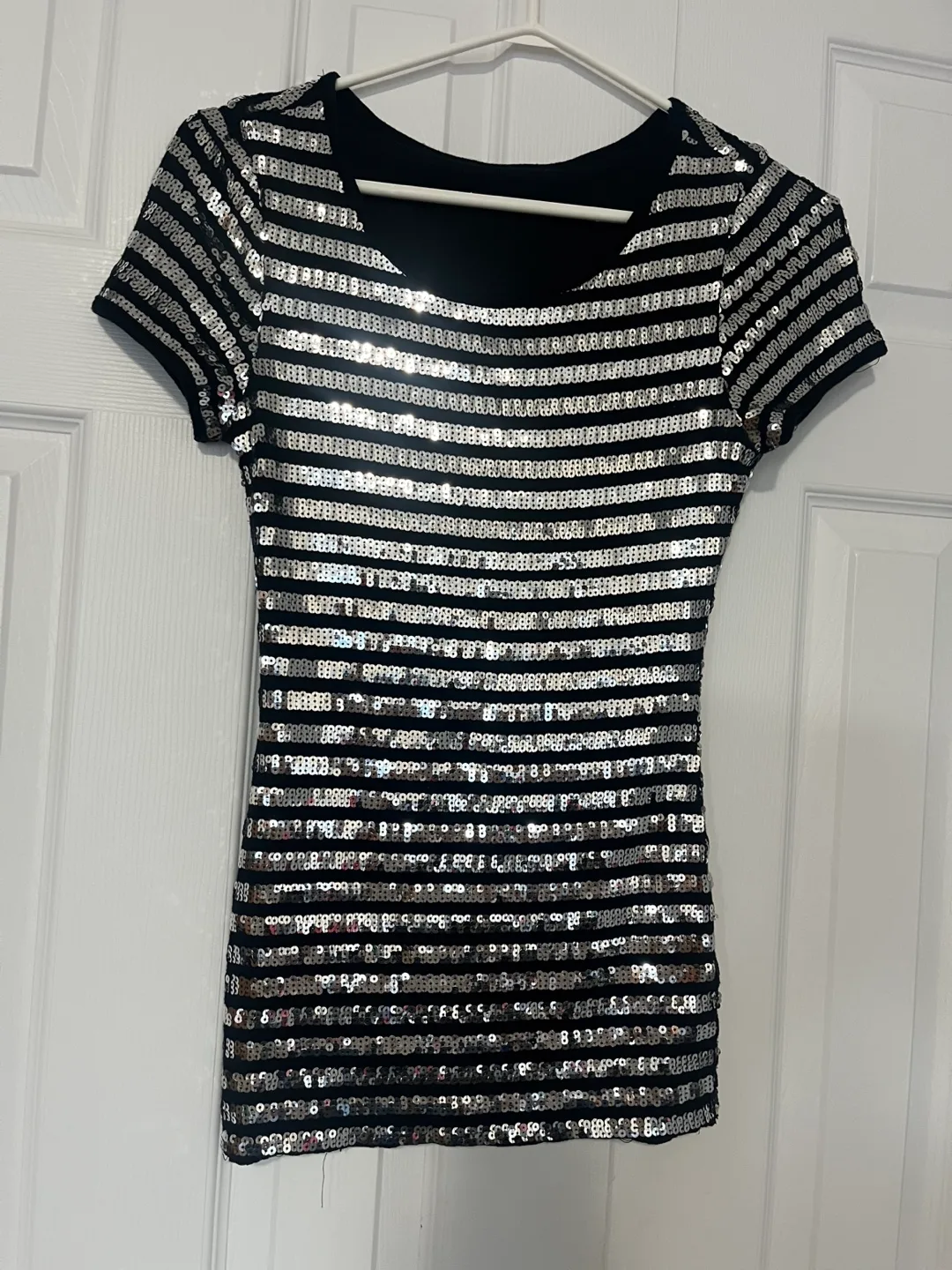 Sequin Striped Top thumbnail