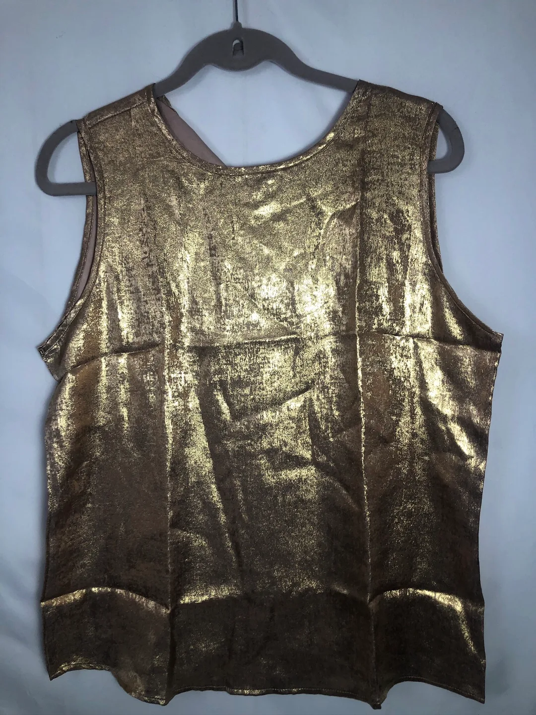 Women’s Gold Tank Top. Brand New. Size XL. thumbnail