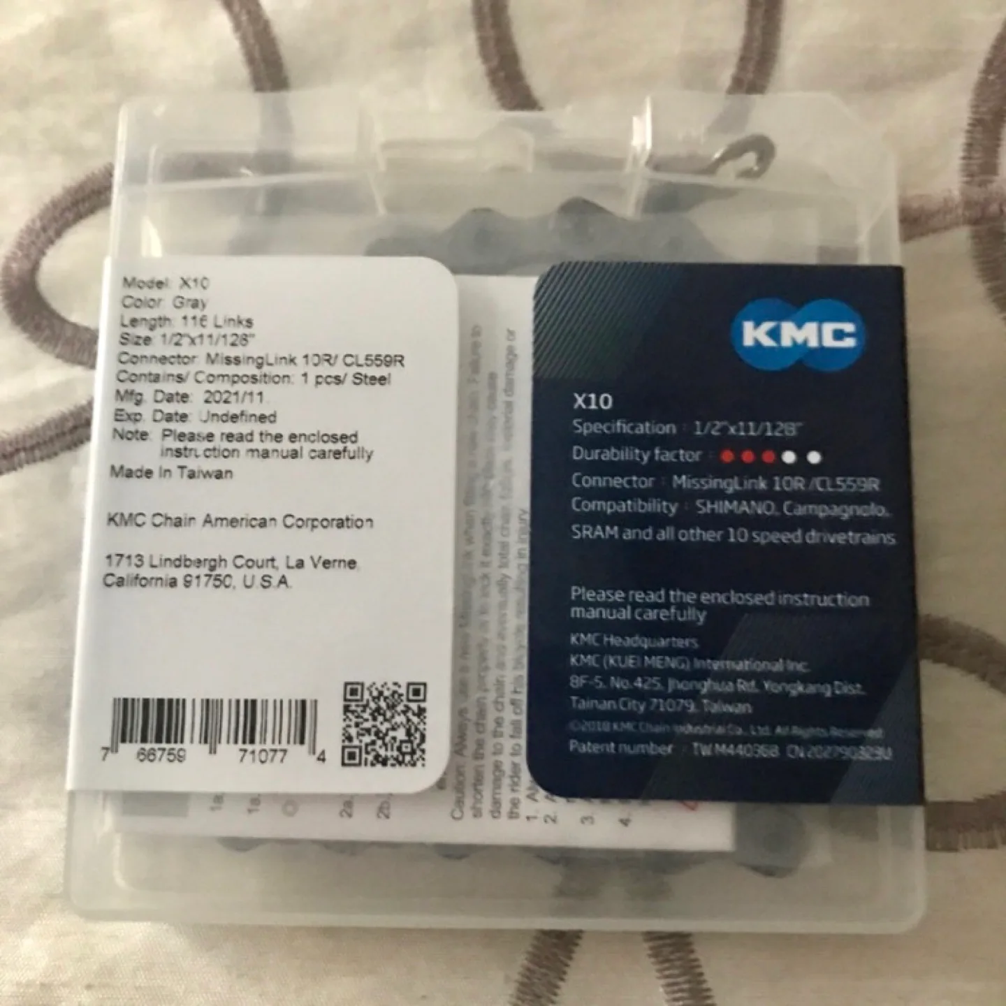 KMC X10 10-Speed Bike Chain - New in Box! image indicator(2)