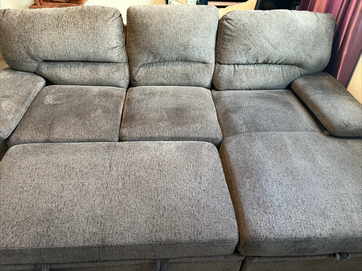 Grey Sectional Sofa with Storage image indicator(6)