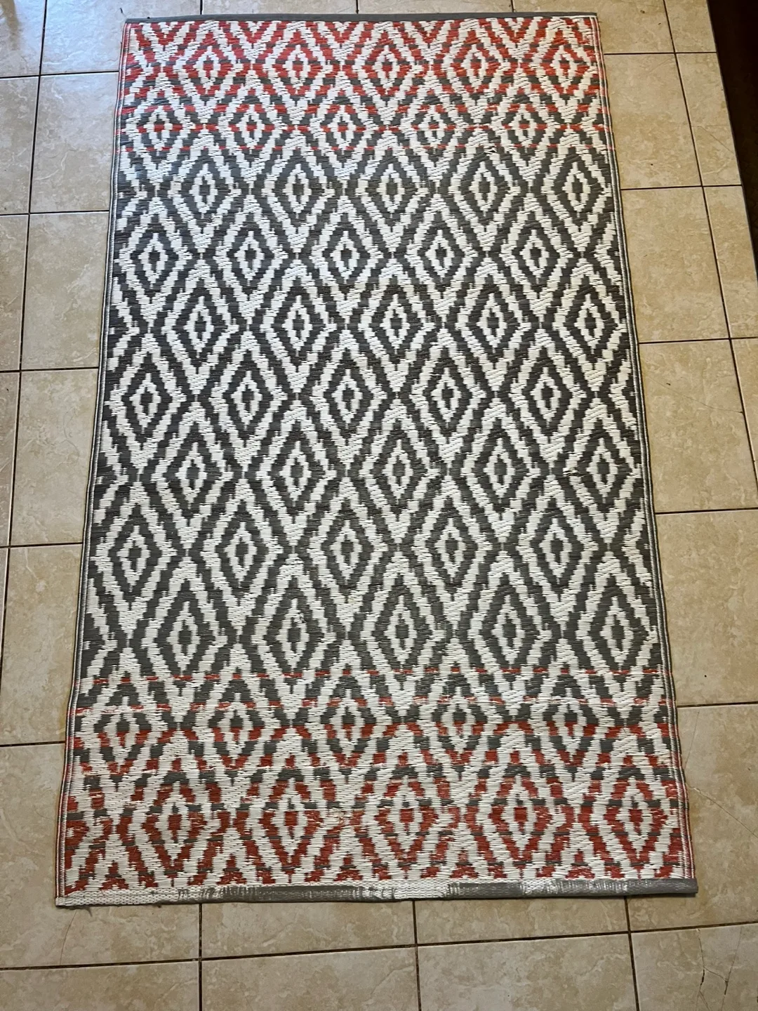 Patterned Indoor/Outdoor Rug - 32" x 60" image indicator(2)