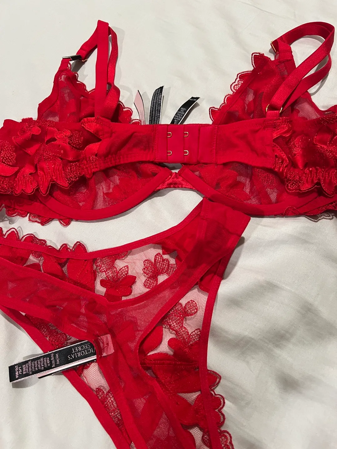 Victoria's Secret Red Lingerie Set - Size L/G image indicator(4)