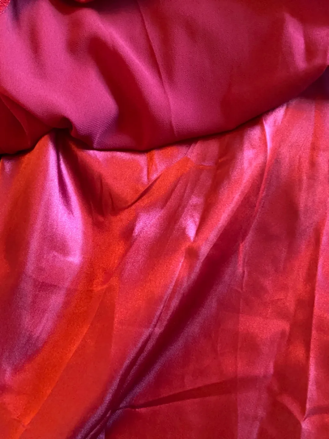 BNWT Burgundy Lace Sleeve Maxi Dress S/XS image indicator(9)