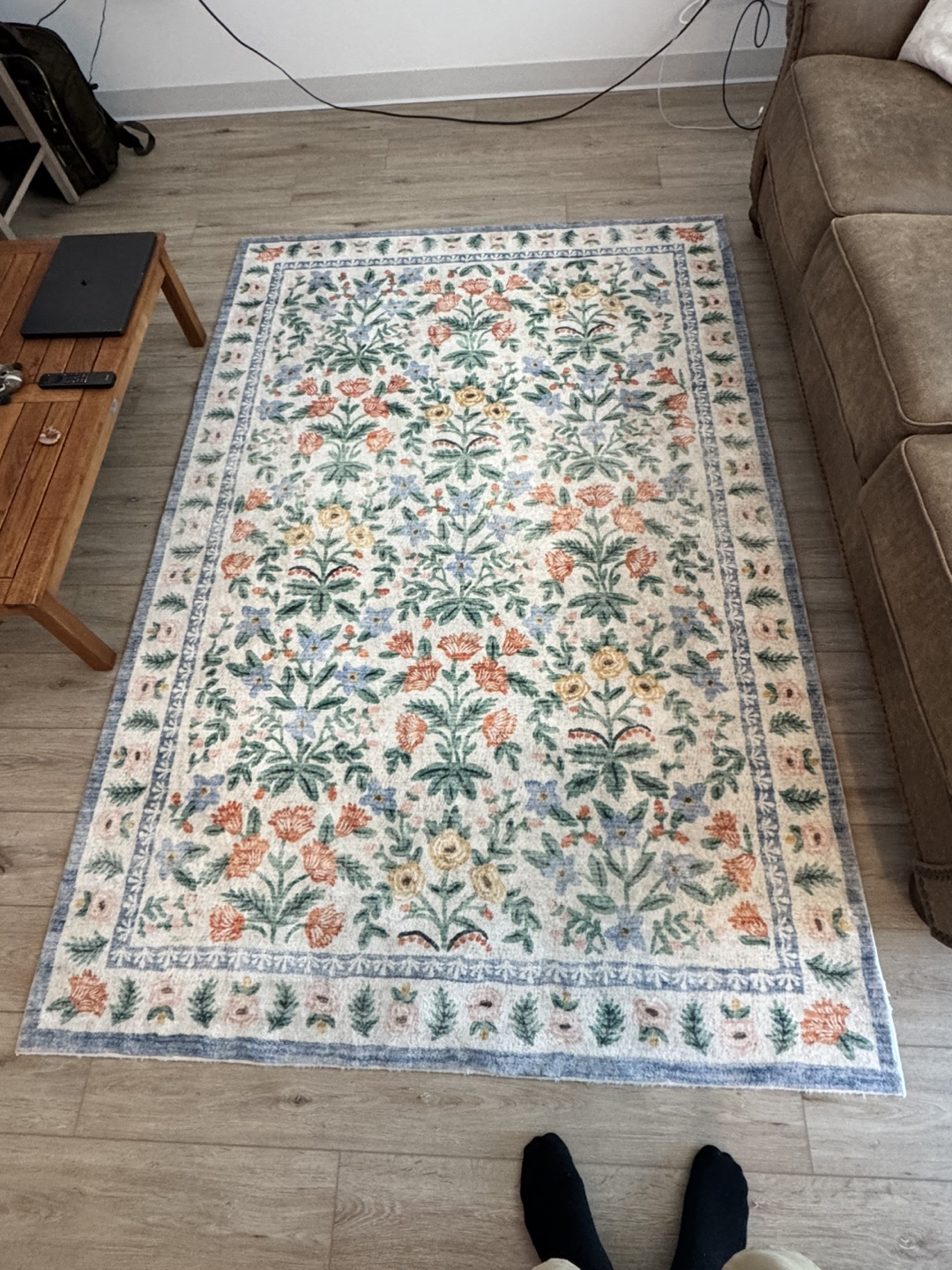 Floral Patterned Area Rug