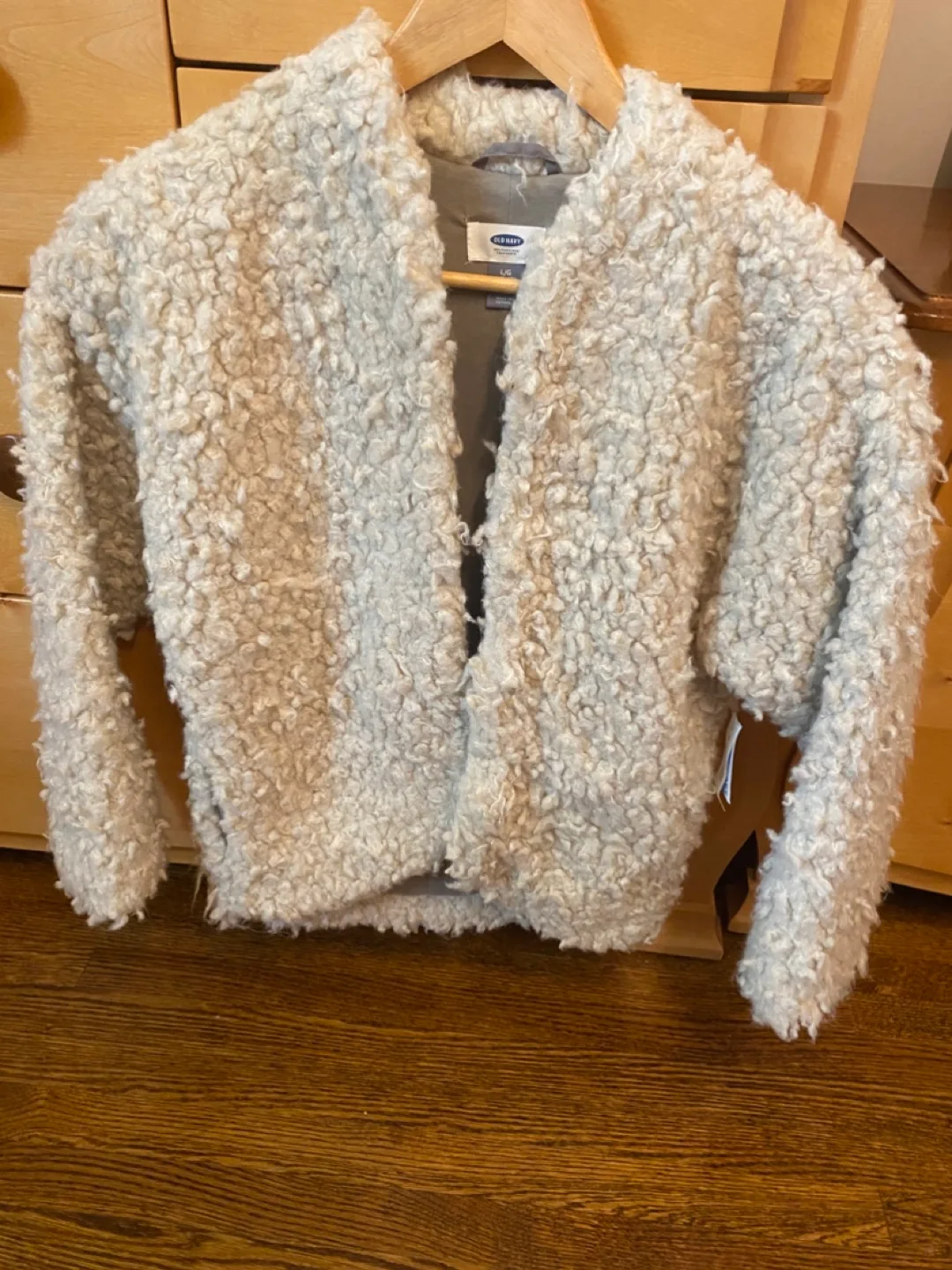 BNWT Girls Sherpa Jacket - Size L (10-12) thumbnail
