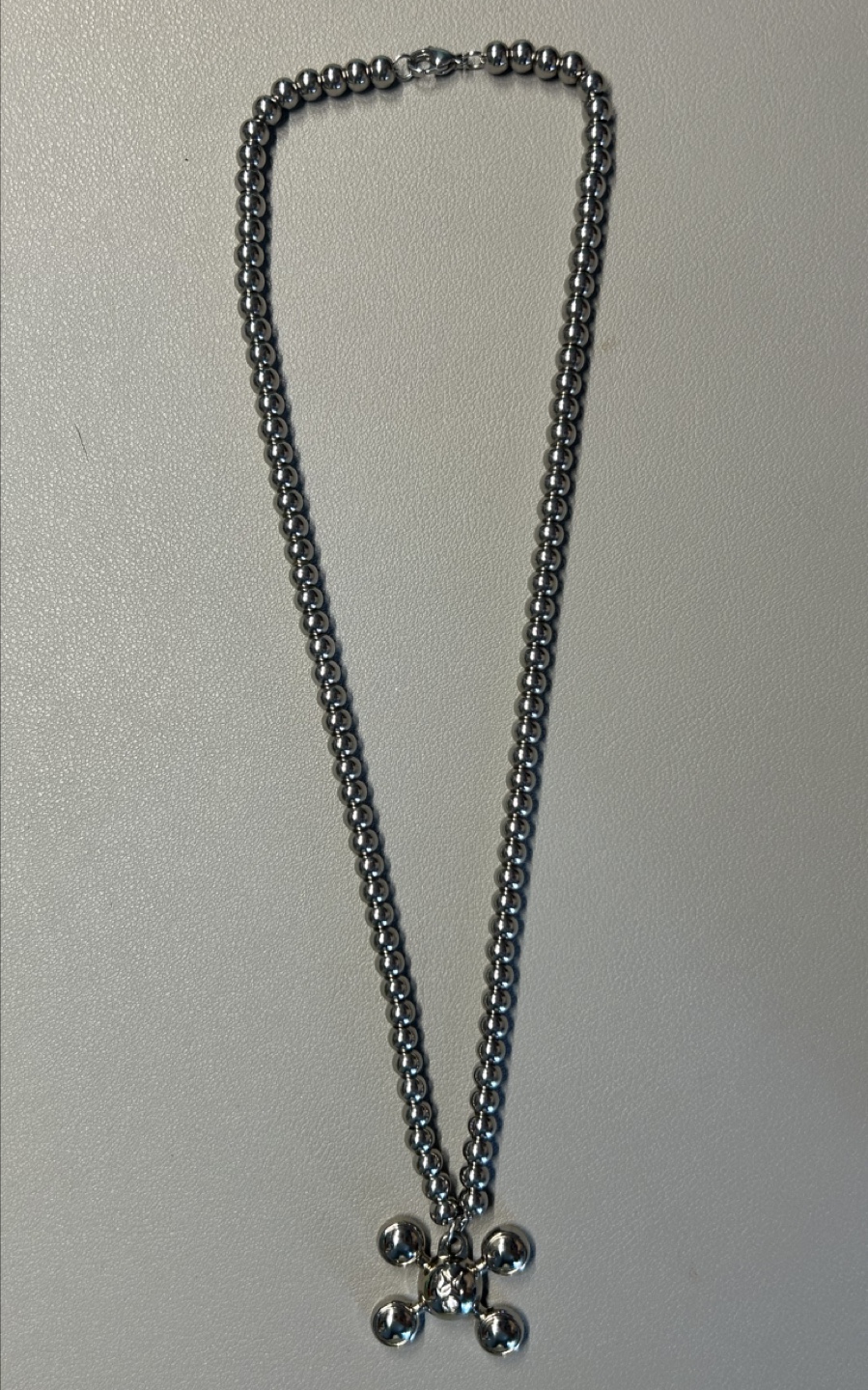 Frank ocean homer sphere lab grown diamond stainless steel chain