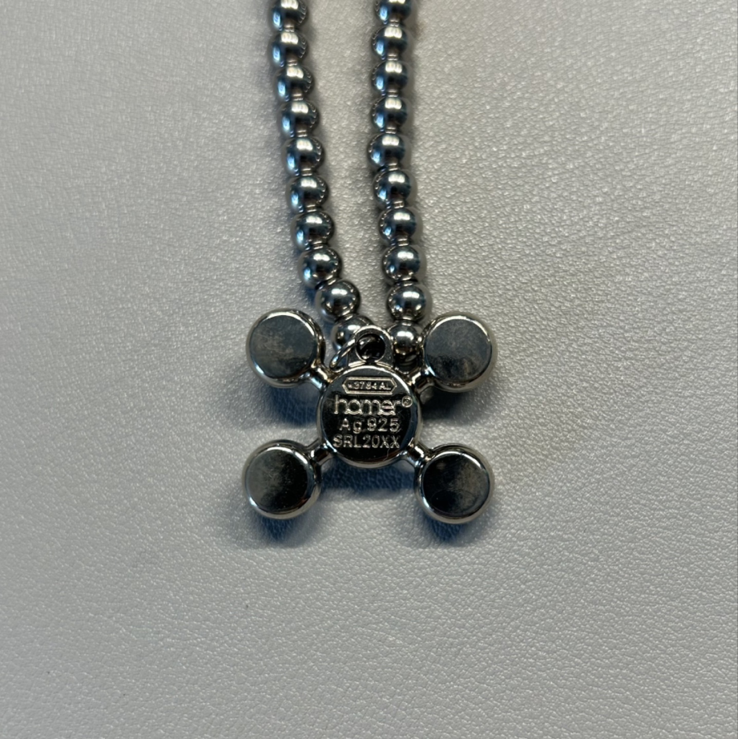 Frank ocean homer sphere lab grown diamond stainless steel chain - photo 2