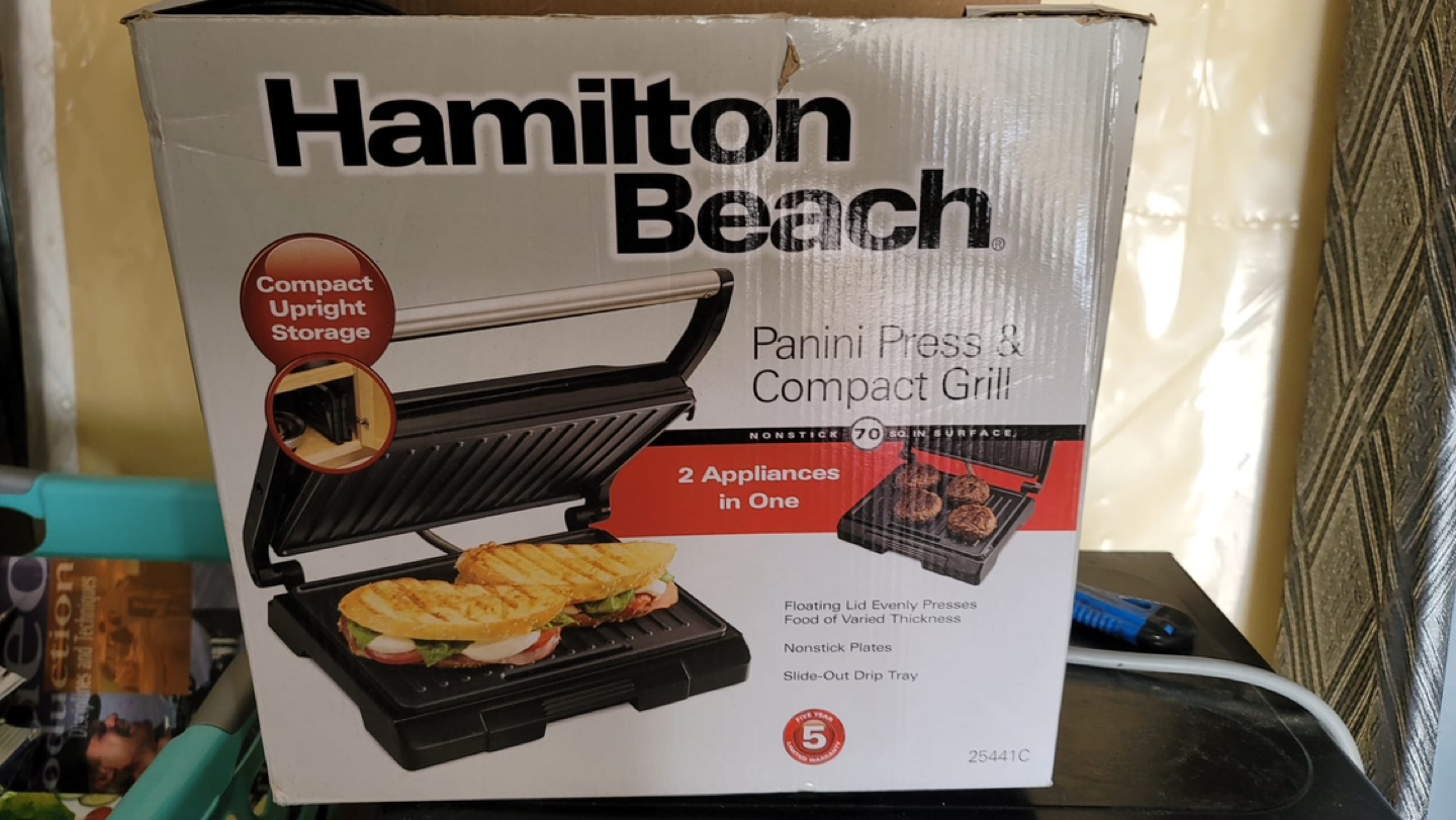 Hamilton Beach Panini Press & Compact Grill