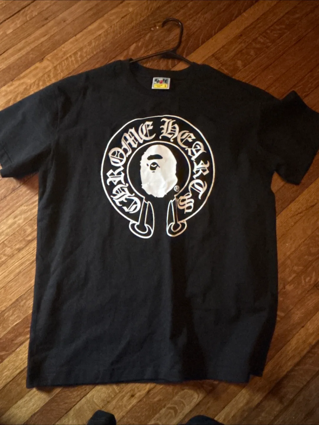 Chrome Hearts x BAPE Black T-Shirt - Size L image indicator(3)