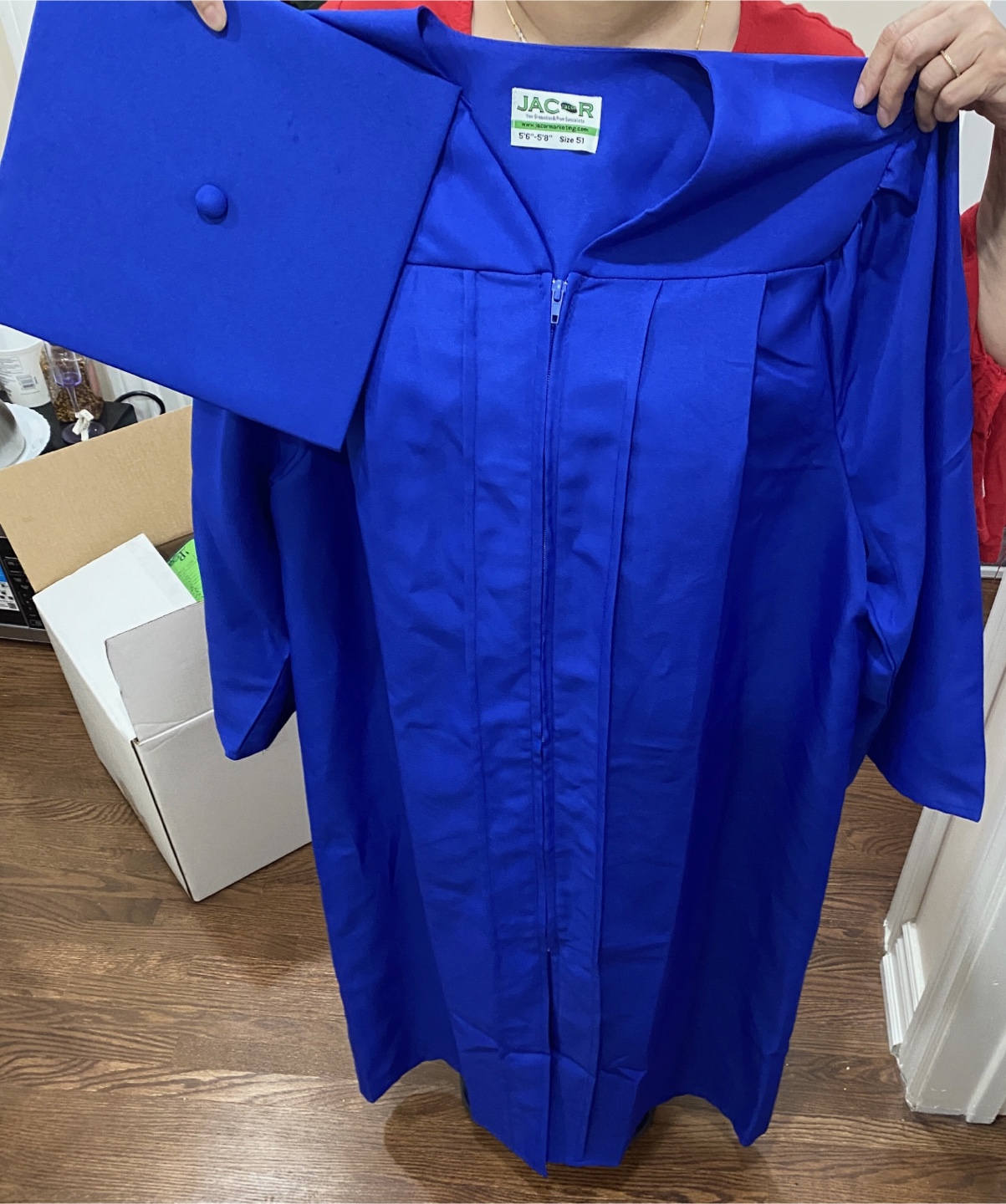Jacor Graduation Gown - Size 51, Blue
