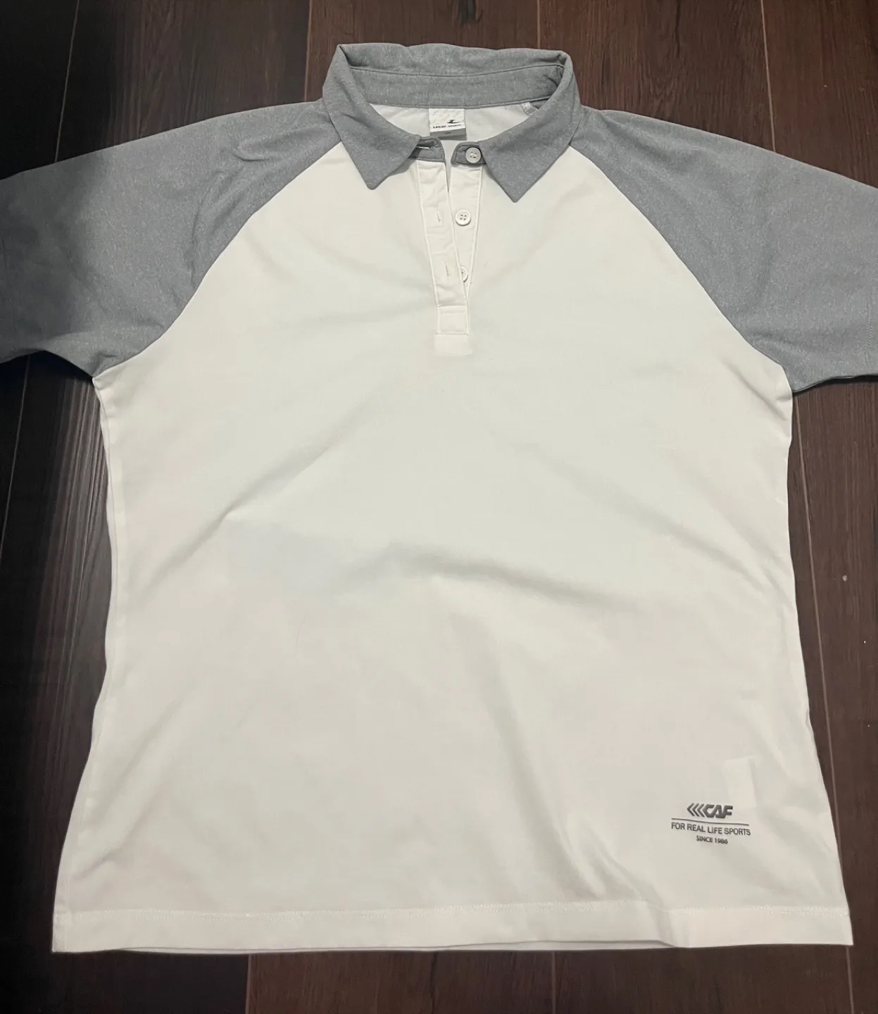 Lecaf Golfwear Women’s Polo Shirts - White & Grey thumbnail