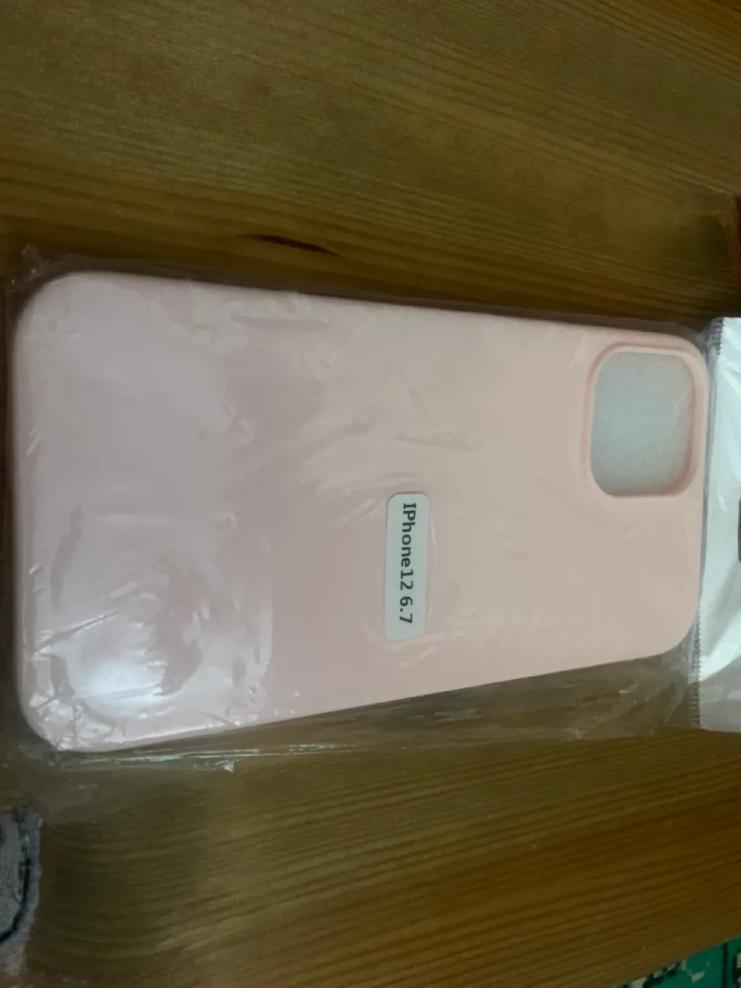 New iPhone 12 6.7" selicon Pink Case thumbnail