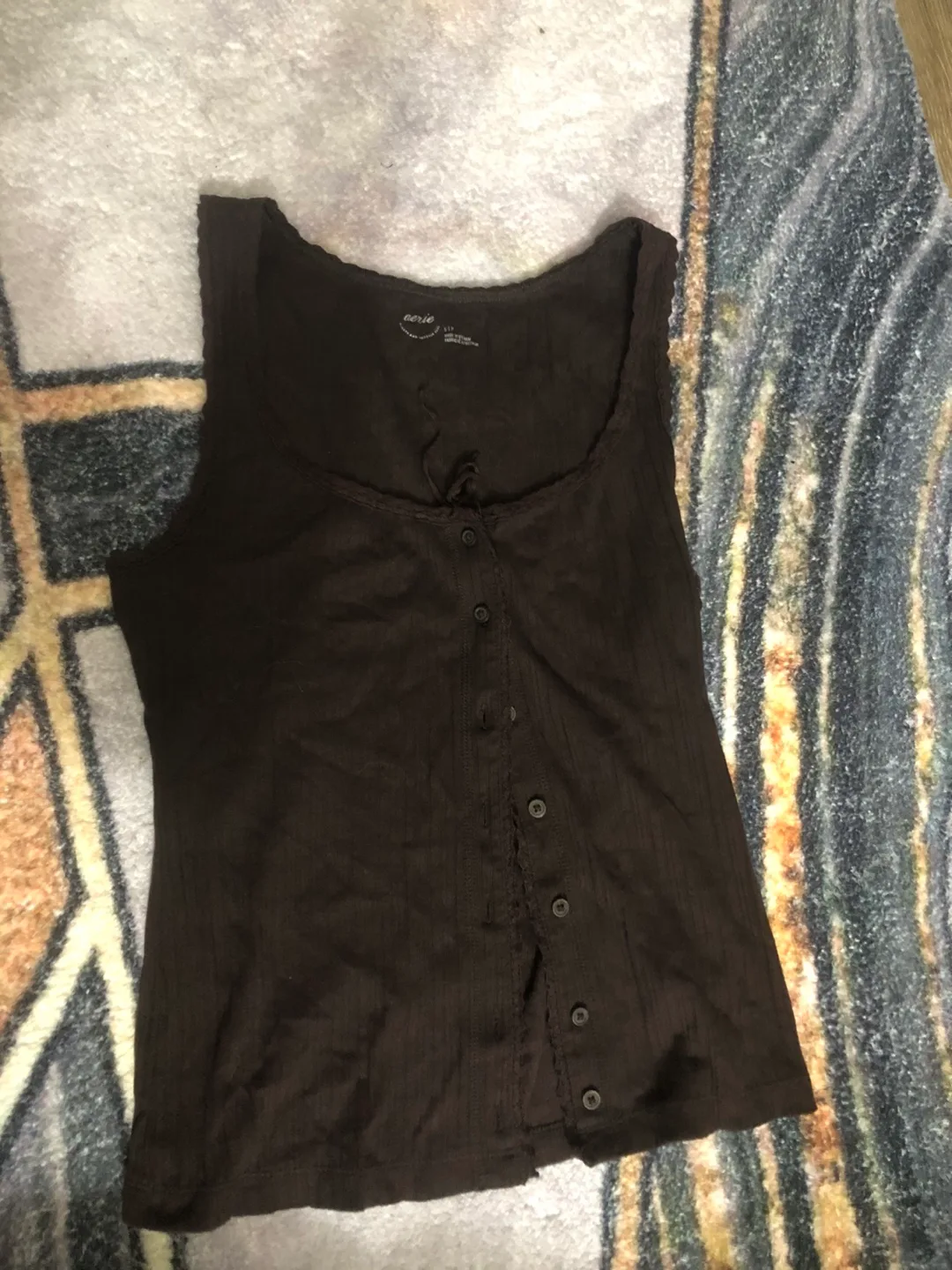 Aerie Brown Tank Top - Size Small thumbnail
