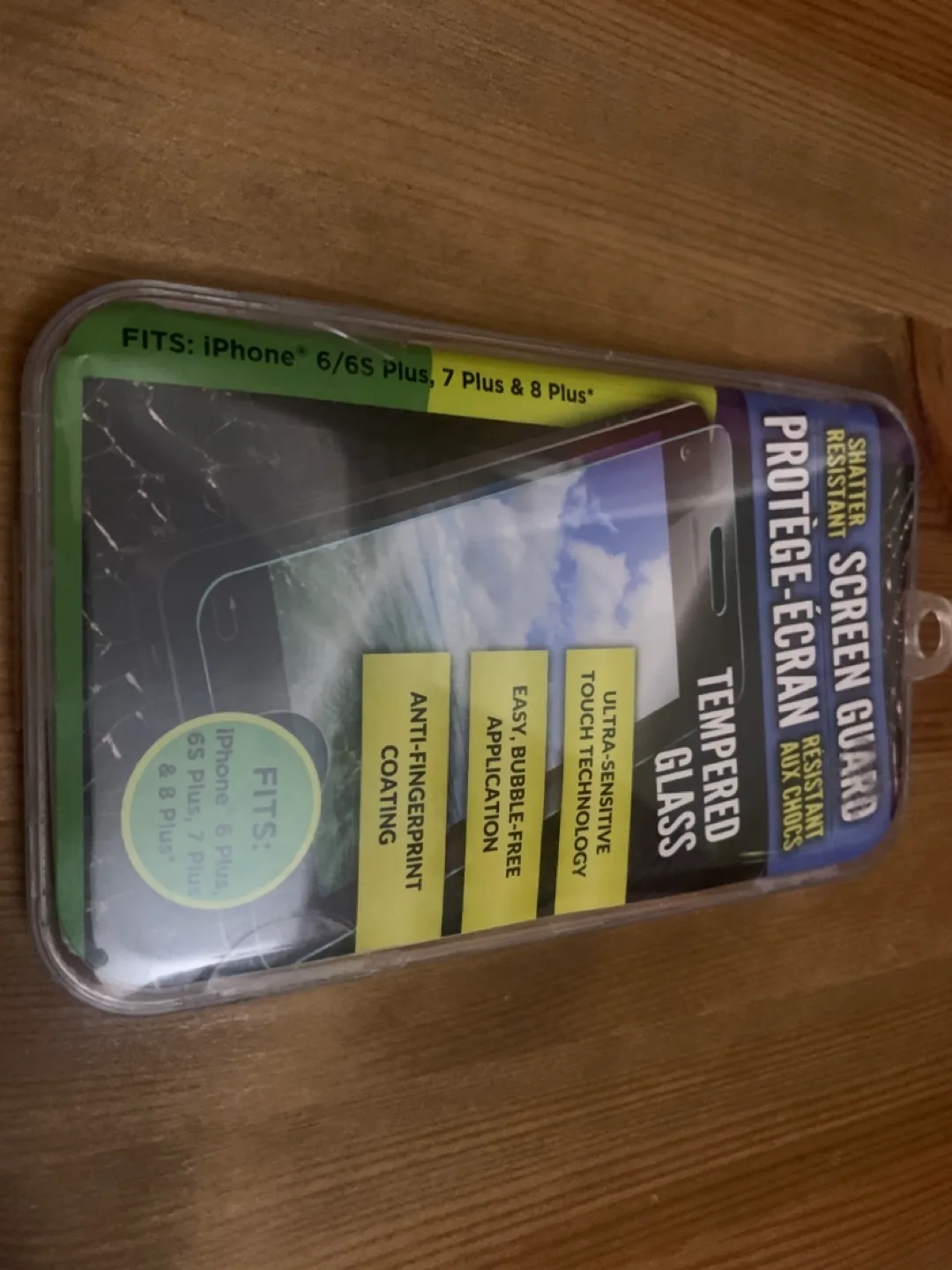 Tempered Glass Screen Protector for iPhone 6/6S/7/8 Plus - New thumbnail