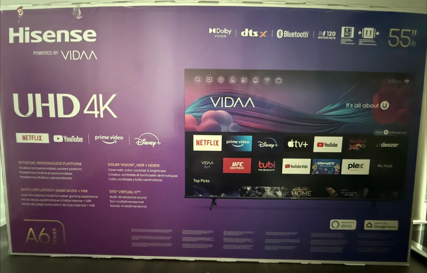 Hisense 55" Smart TV image indicator(5)