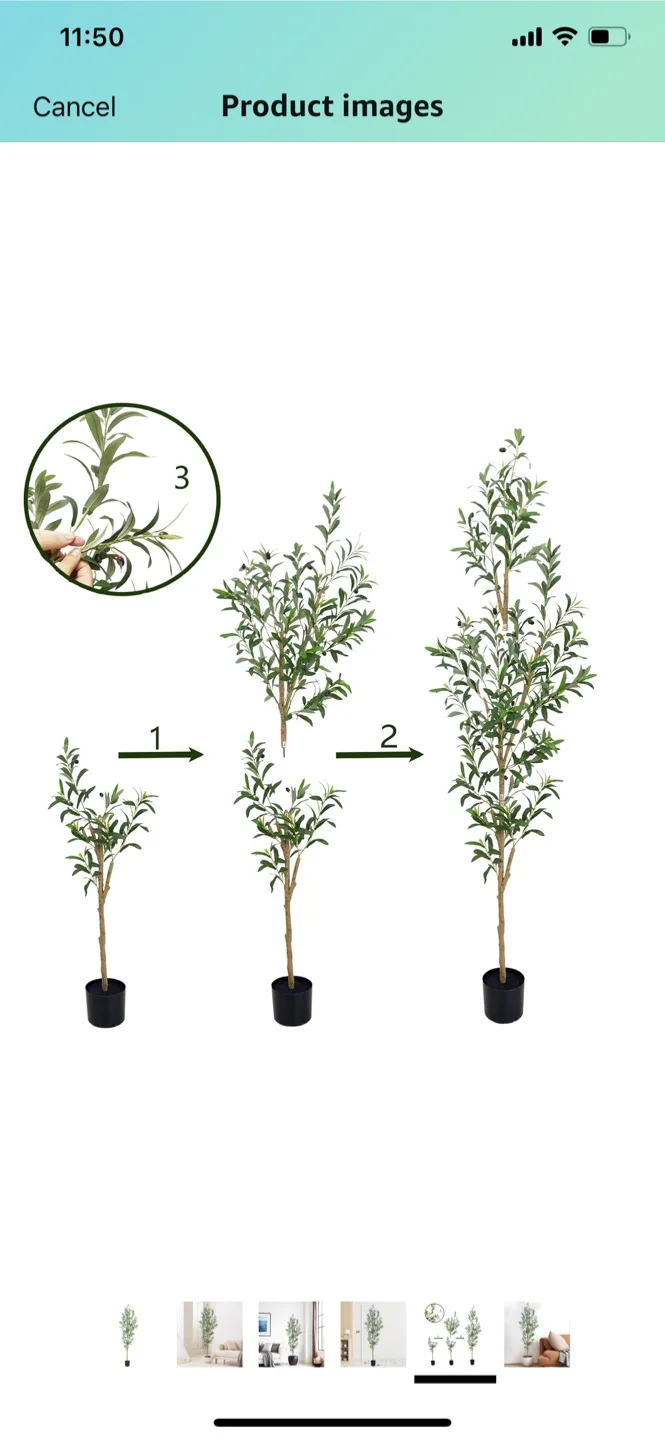 Faux Olive Tree - Indoor/Outdoor Decor image indicator(2)