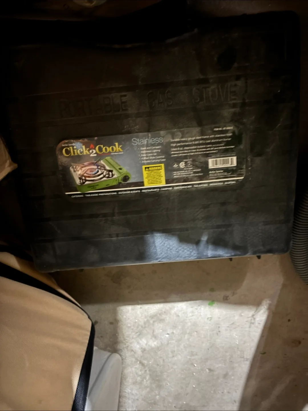 Click2Cook Portable Gas Stove - Stainless