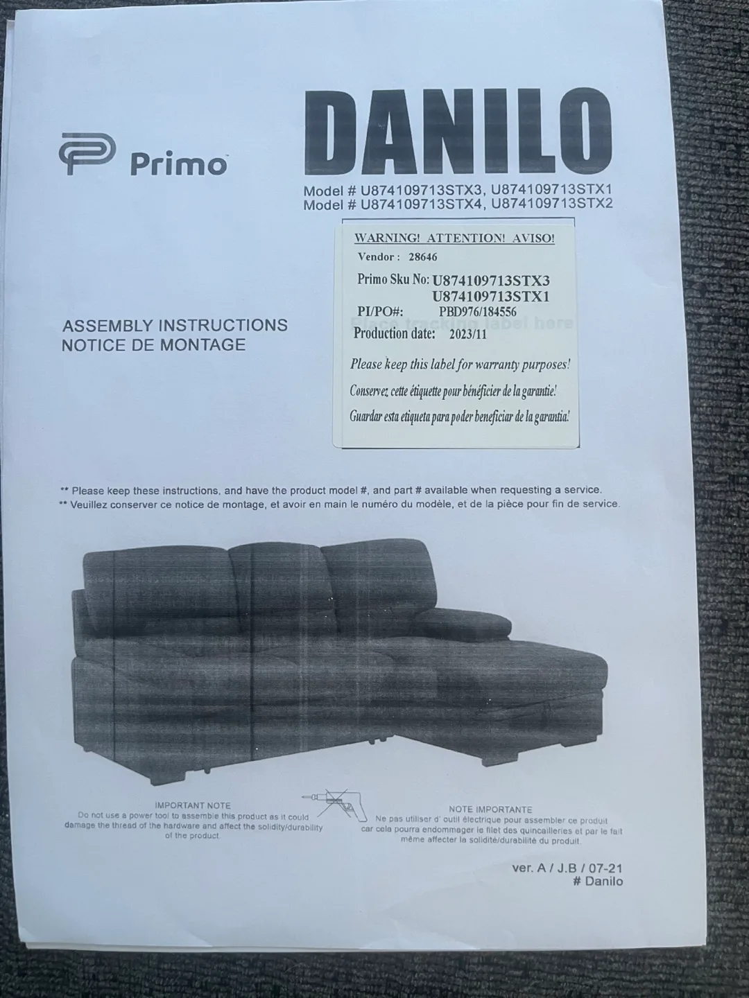 Grey Sectional Sofa with Storage image indicator(8)