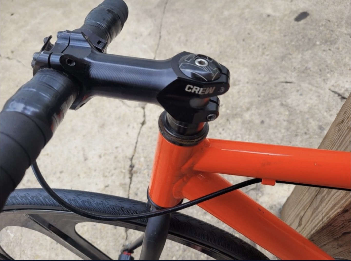 Orange Fixed Gear Bicycle - photo 3