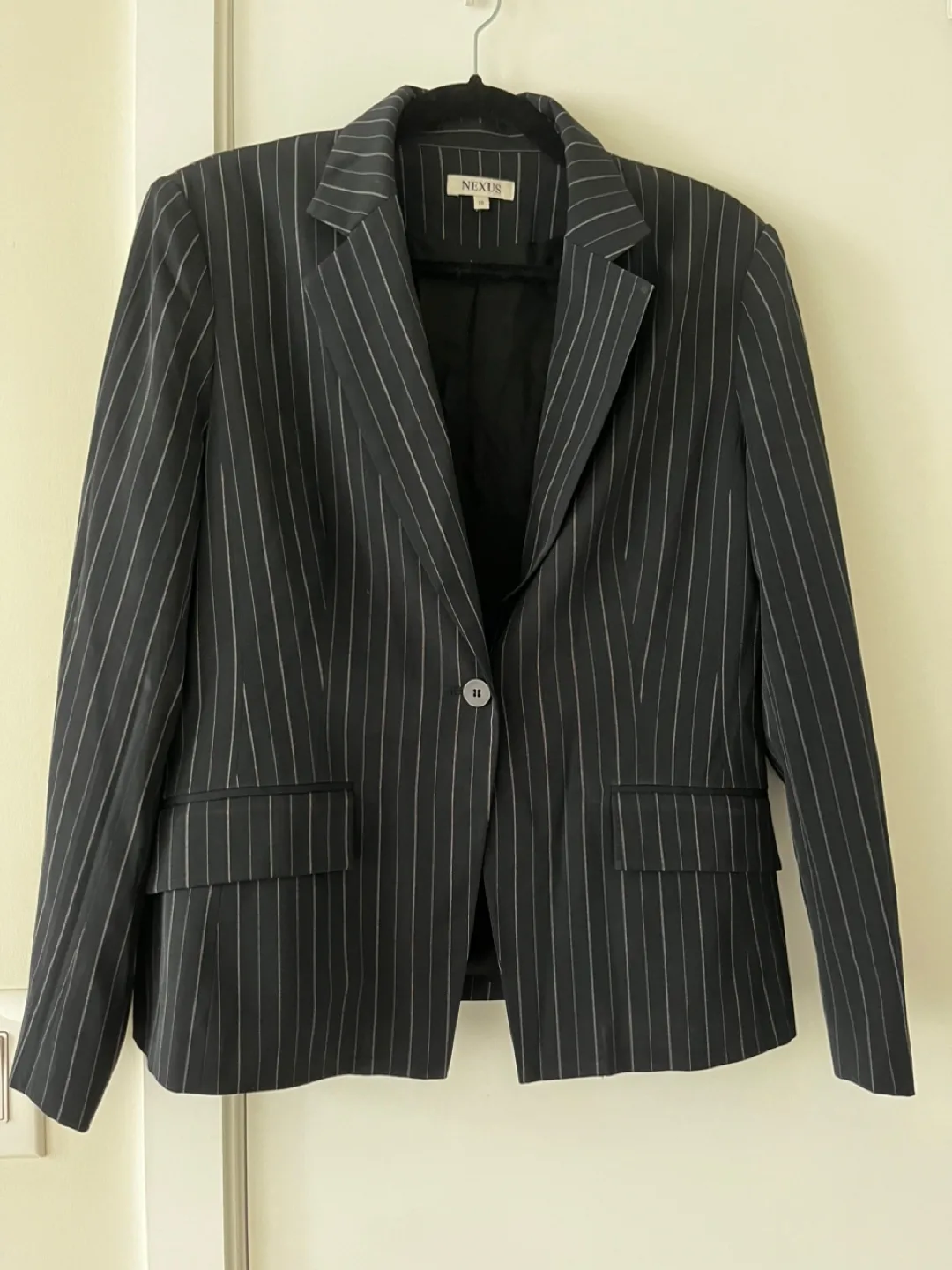 Nexus Pinstripe Blazer & Skirt Set - Size 18 thumbnail