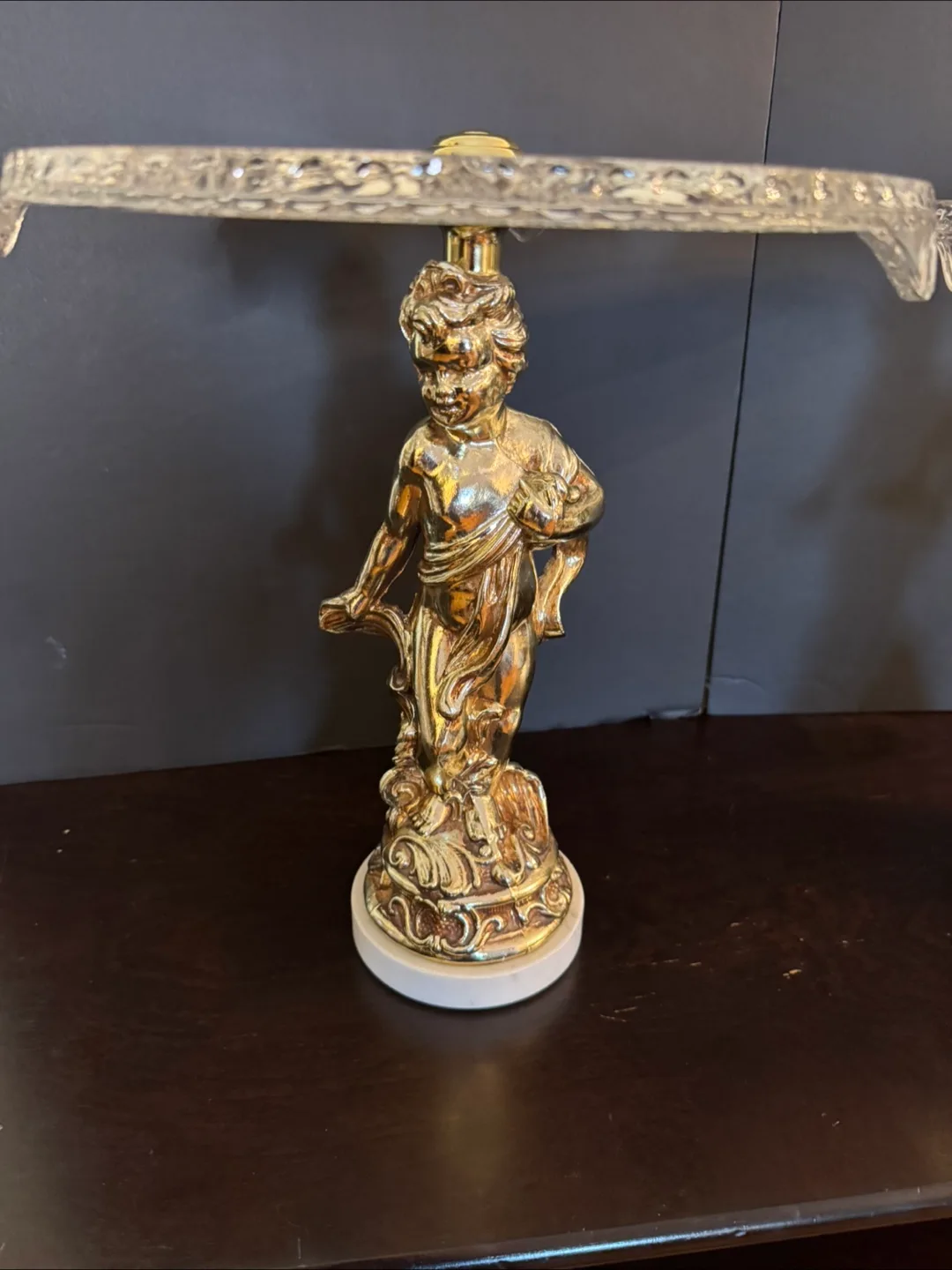 Vintage Cherub Crystal Cake Stands image indicator(2)