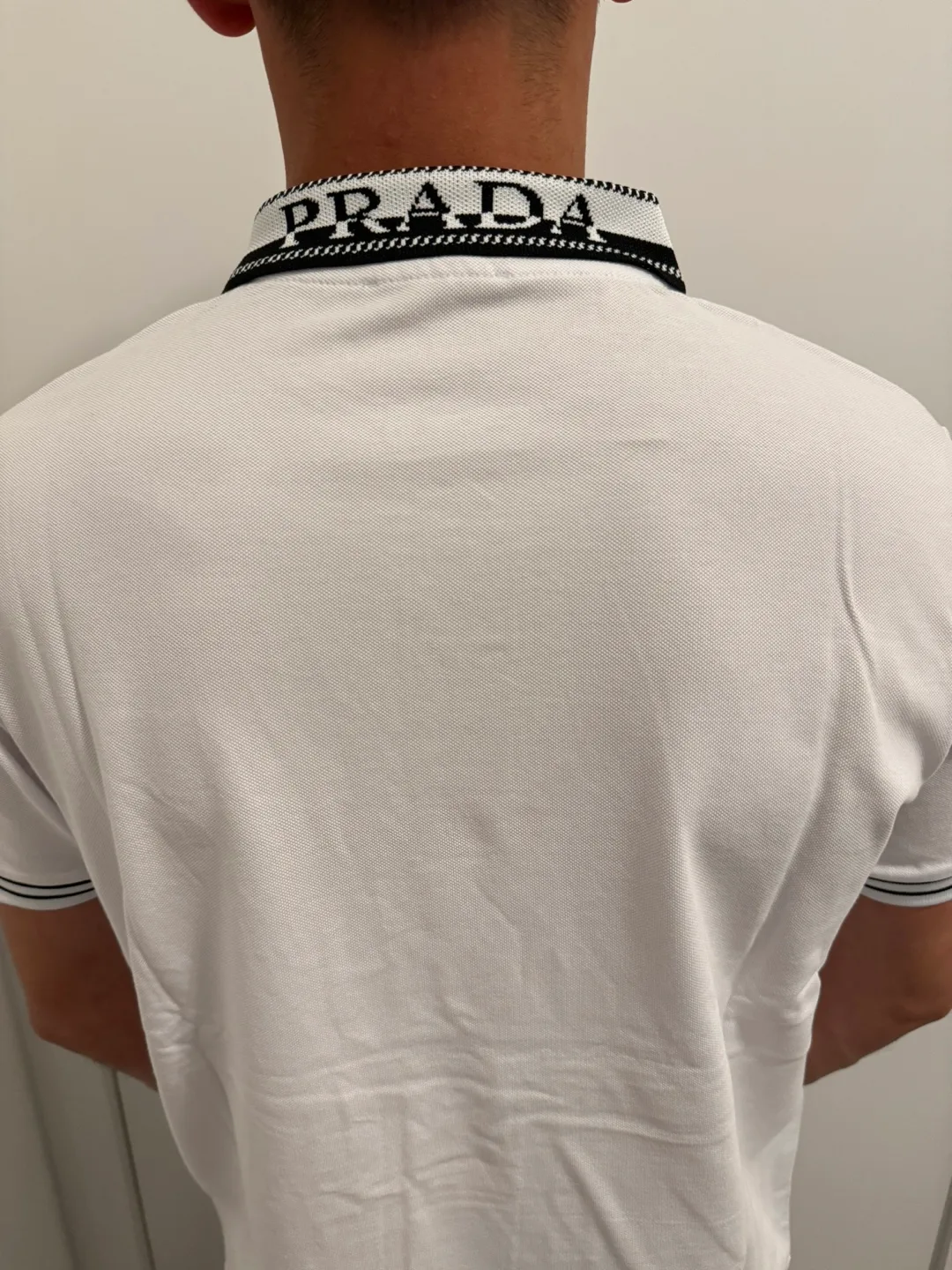 Prada White Polo Shirt image indicator(2)