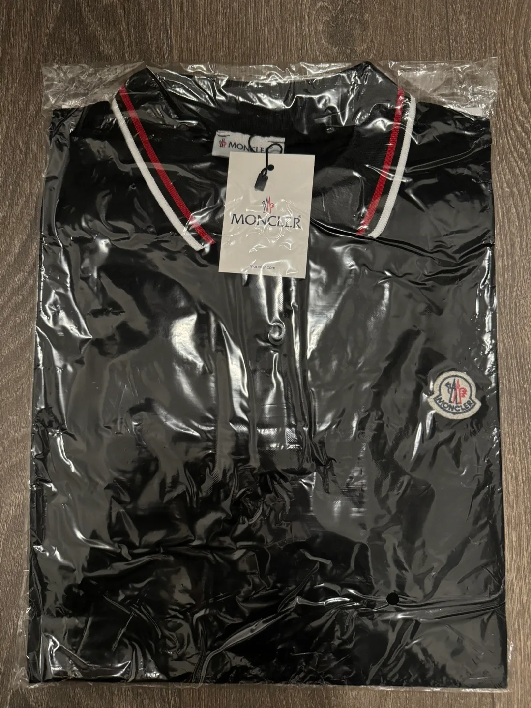 Moncler Black Polo Shirt image indicator(2)